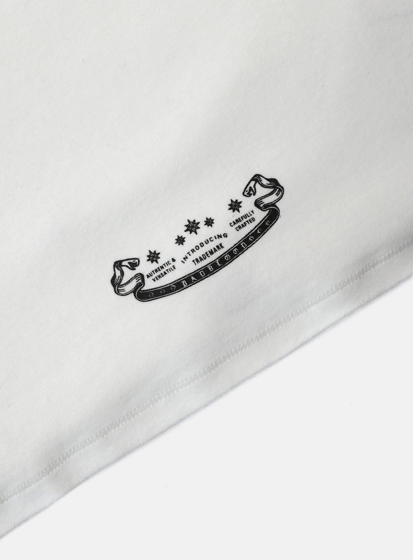 Mystic Logo Jersey Short Sleeve Slim Fit - White