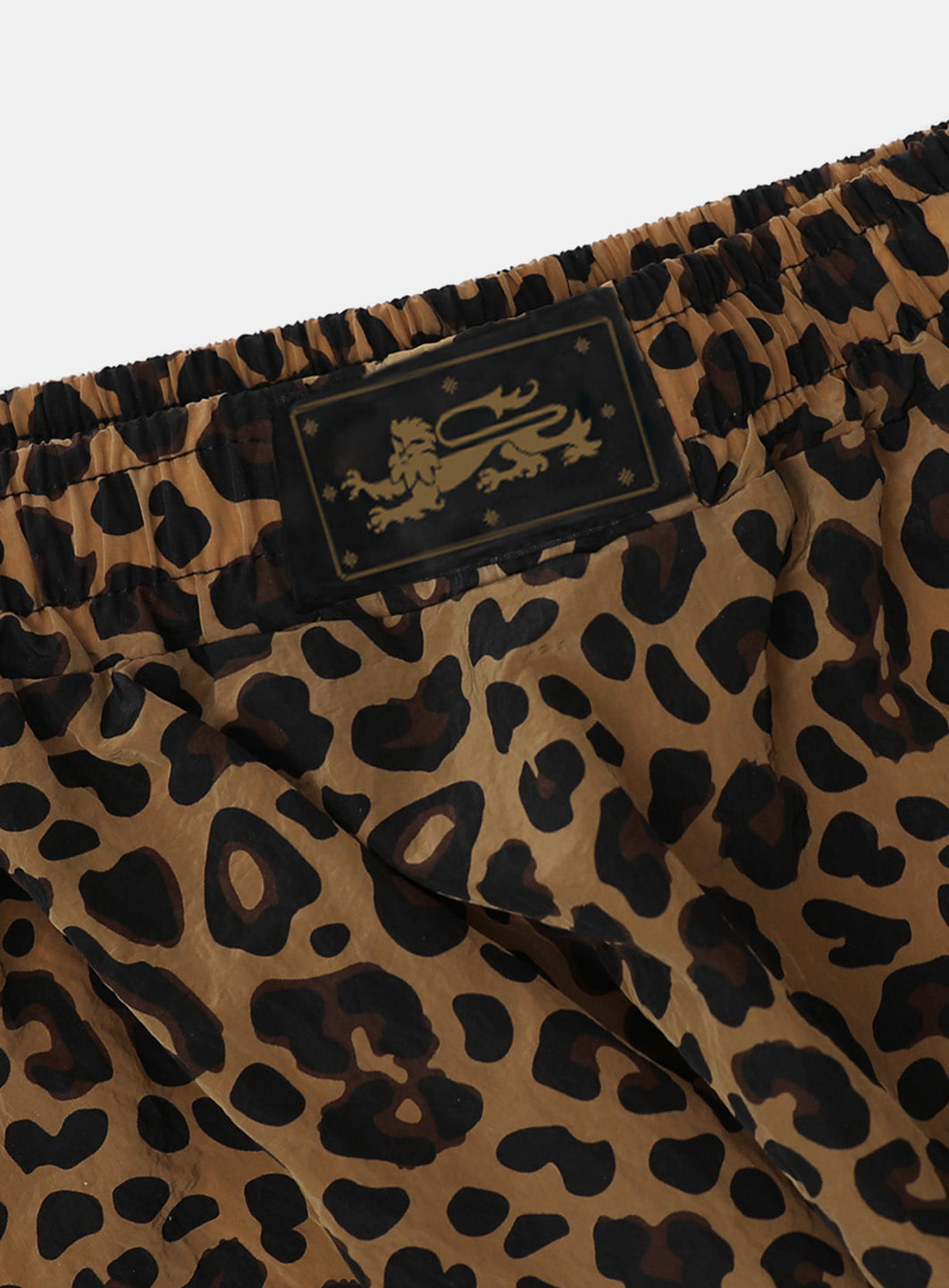 Mystic Billy Nylon Balloon Mini Skirt - Brown Leopard