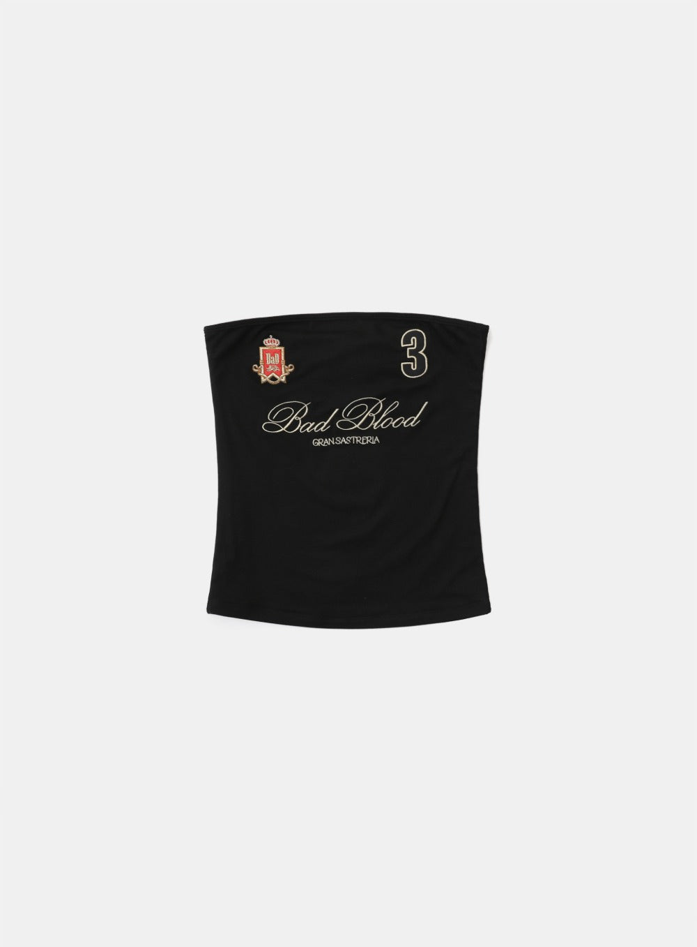 Classic Logo Tube Top - Black