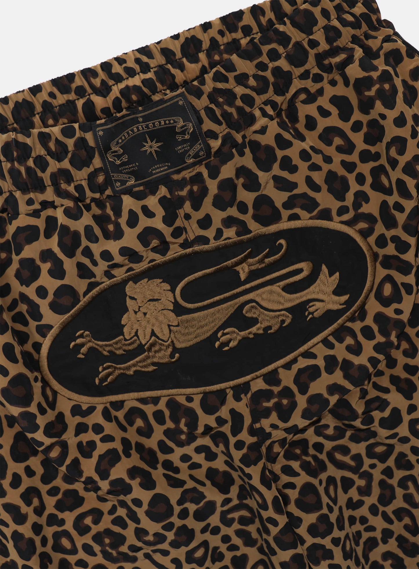 Mystic Billy Nylon Jogger - Brown Leopard
