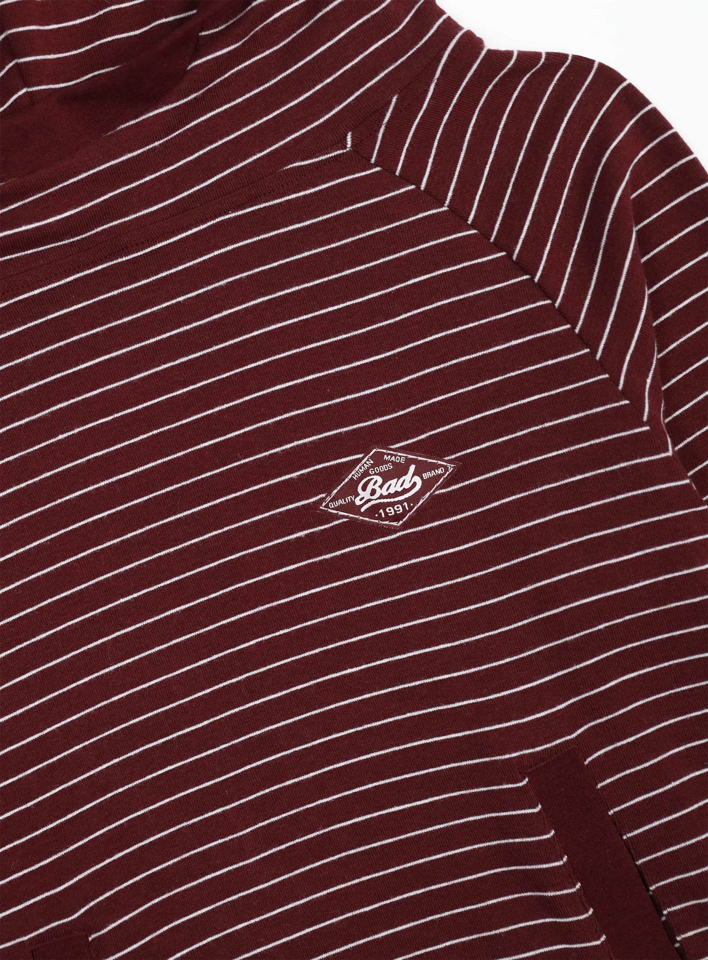 Beyond Soft Hood Slim Fit - Stripe Wine