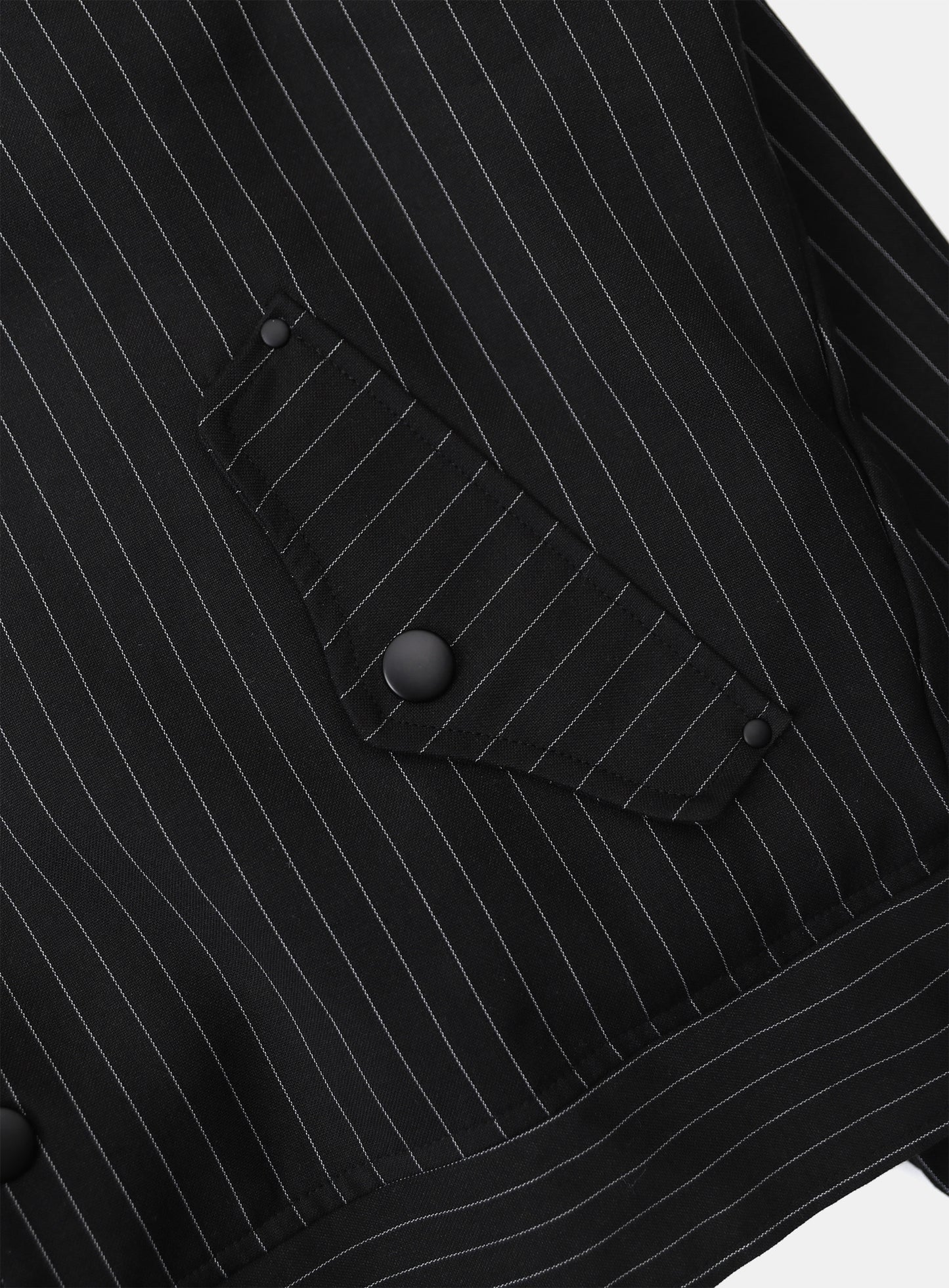 Viper91 High Neck Jacket - Black/Striped