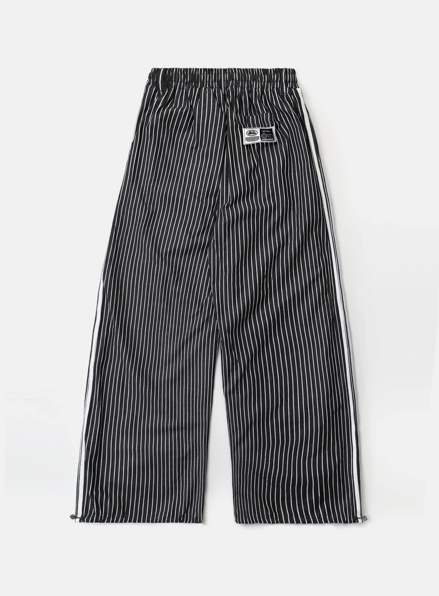Reversible Pinstripe Track Pants - Grey