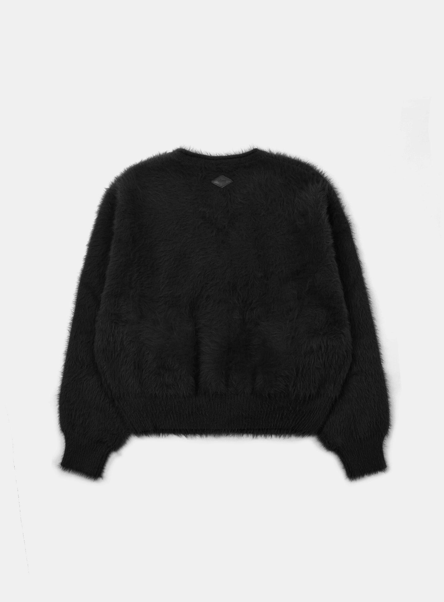 BS Mohair V-neck Cardigan - Black