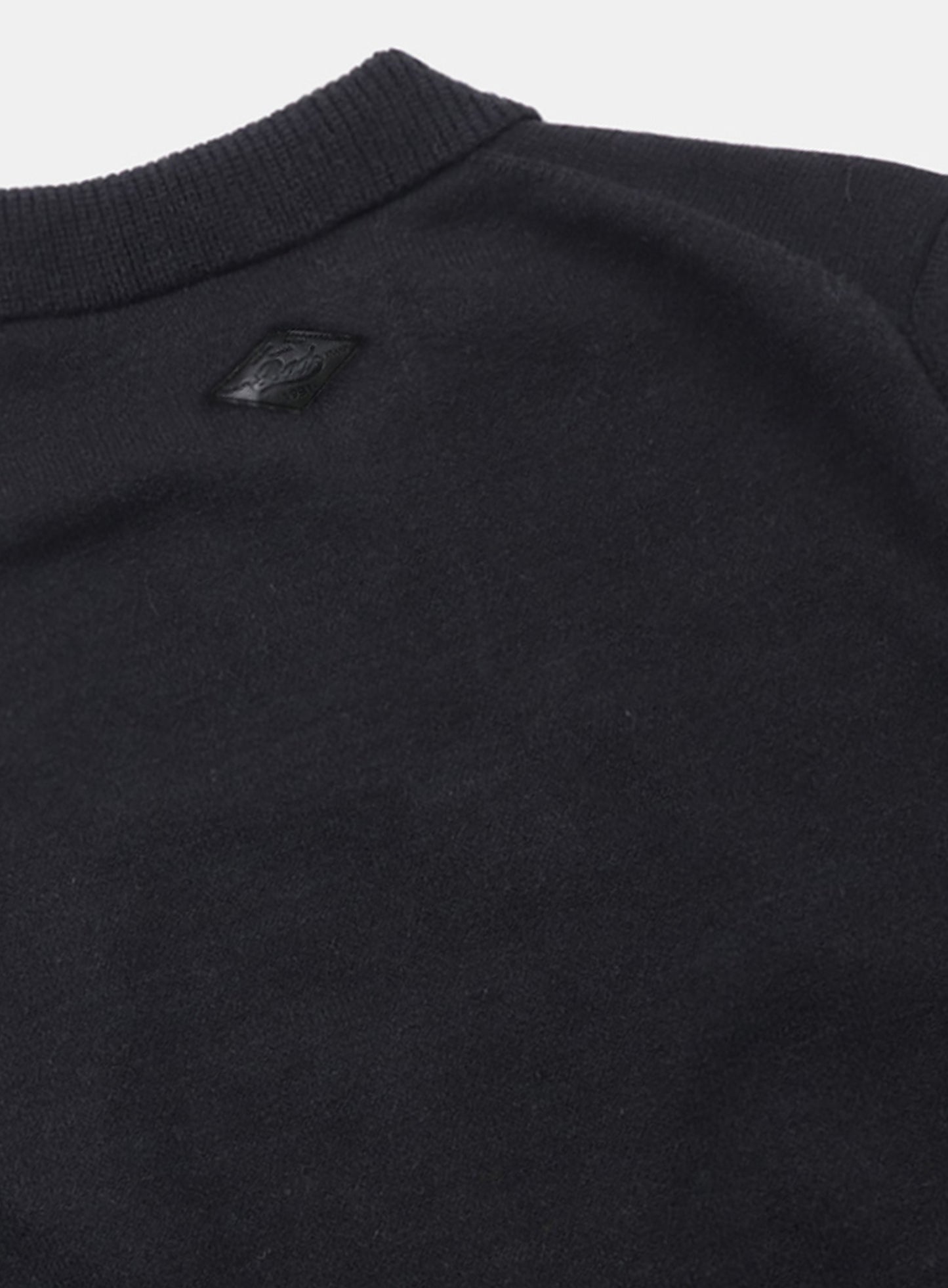 BS Heavy Wool V-Neck Sweater - Black