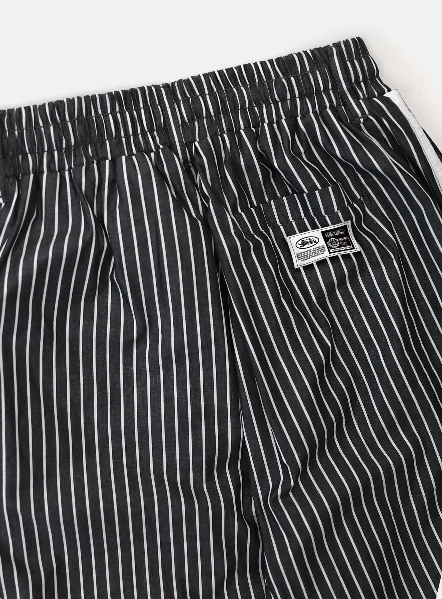 Reversible Pinstripe Track Pants - Grey