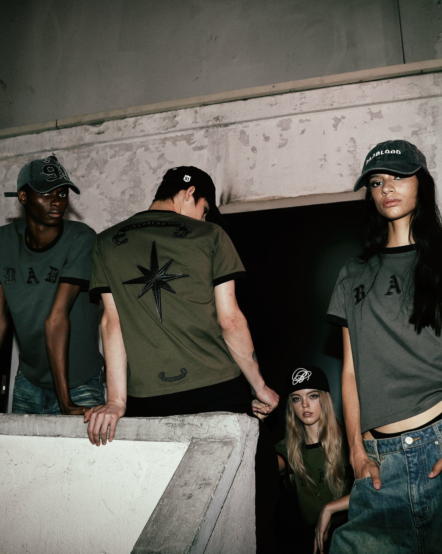 Cosmo Bad Patch Ringer T-Shirt - Khaki