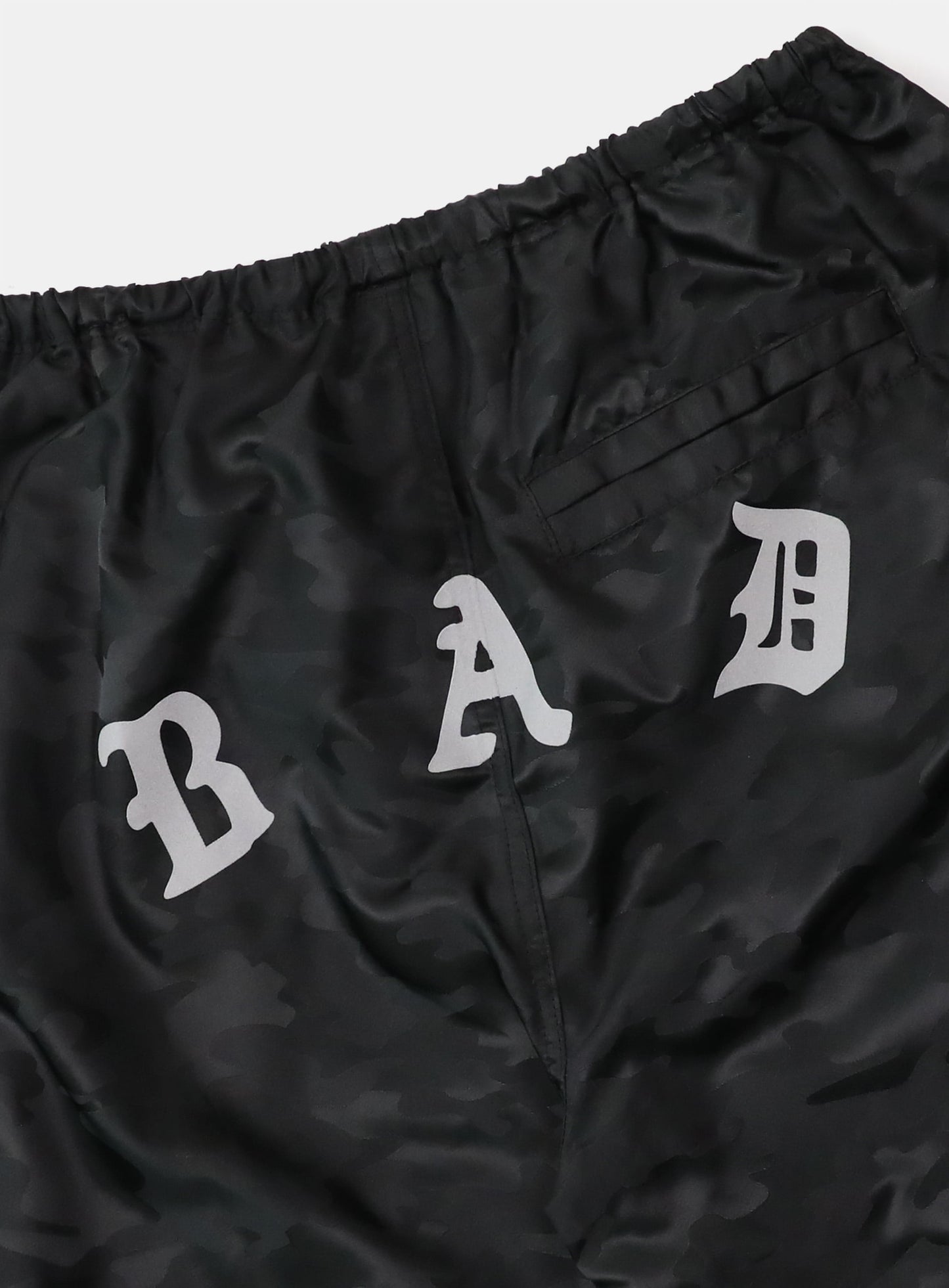Mystic Nylon Reflective Bermuda Cargo Pants - Black Camo
