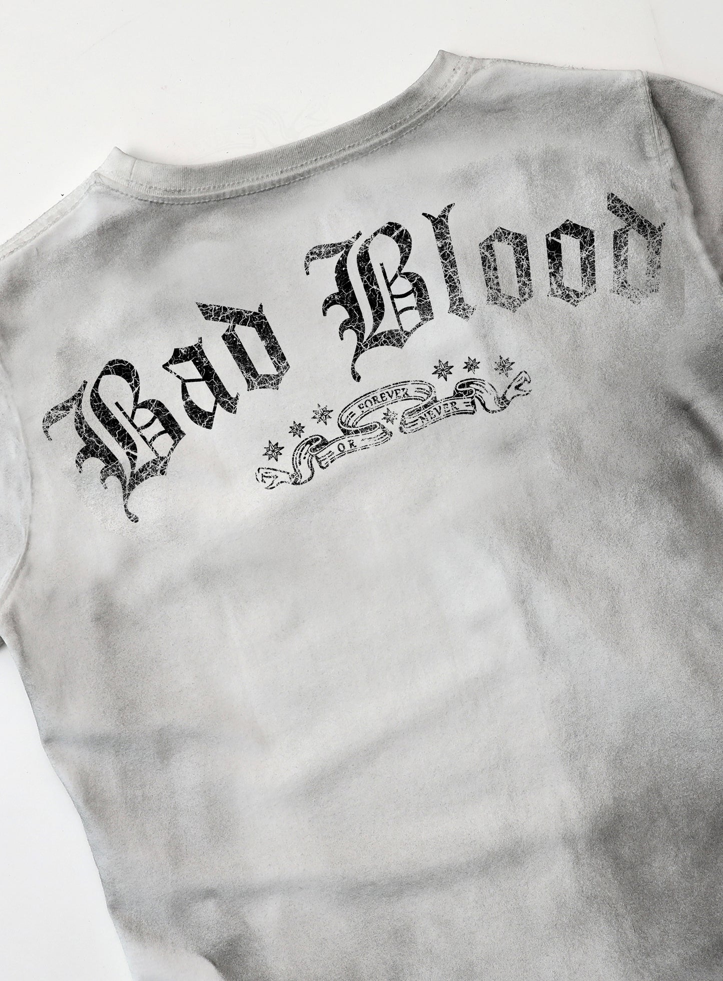 Crack Print T-Shirt - White
