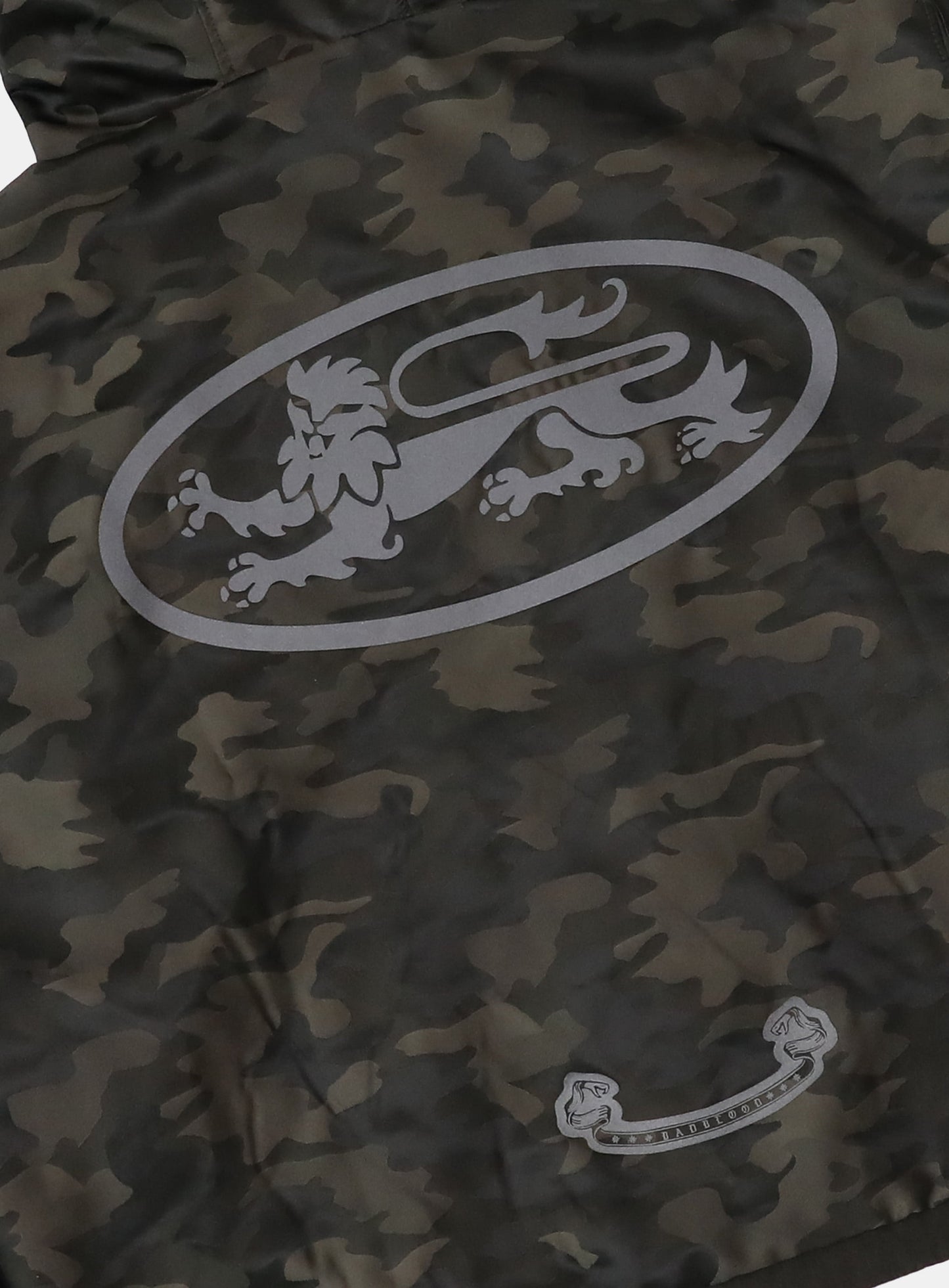 Mystic Nylon Reflective Hooded Zip-Up - Brown Camo