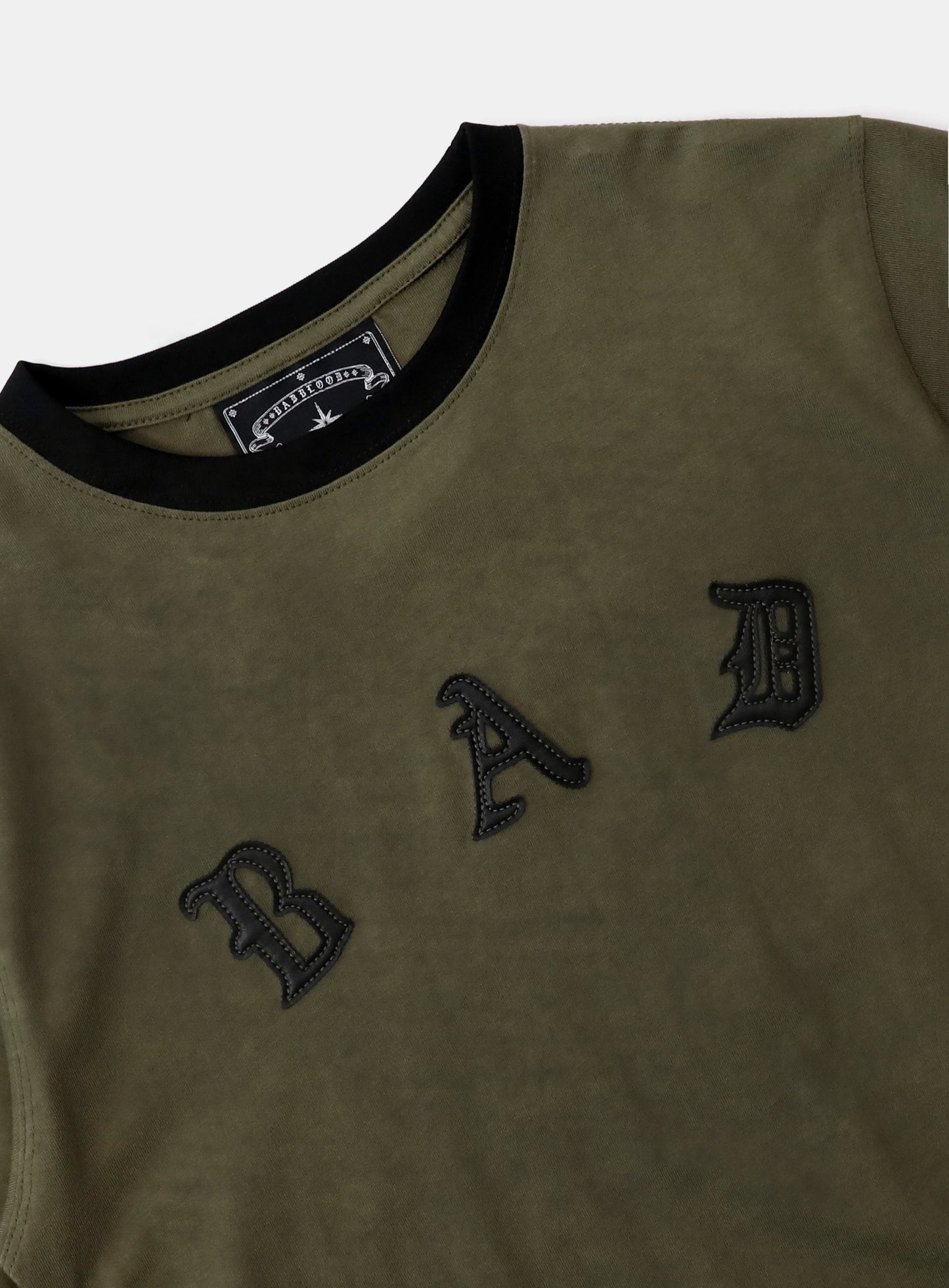 Cosmo Bad Patch Ringer T-Shirt - Khaki