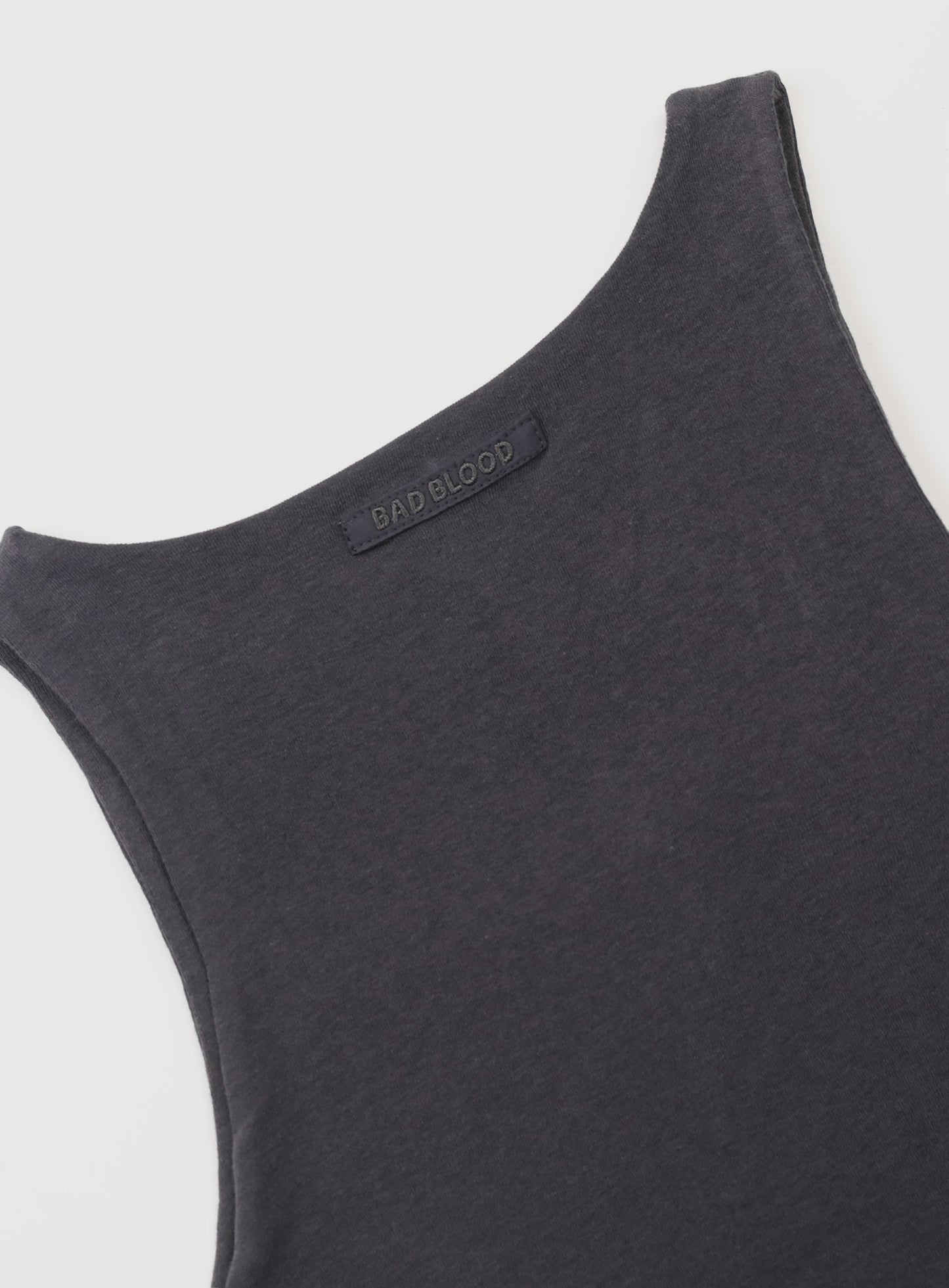 Beyond Soft Square Neck Tank - Charcoal