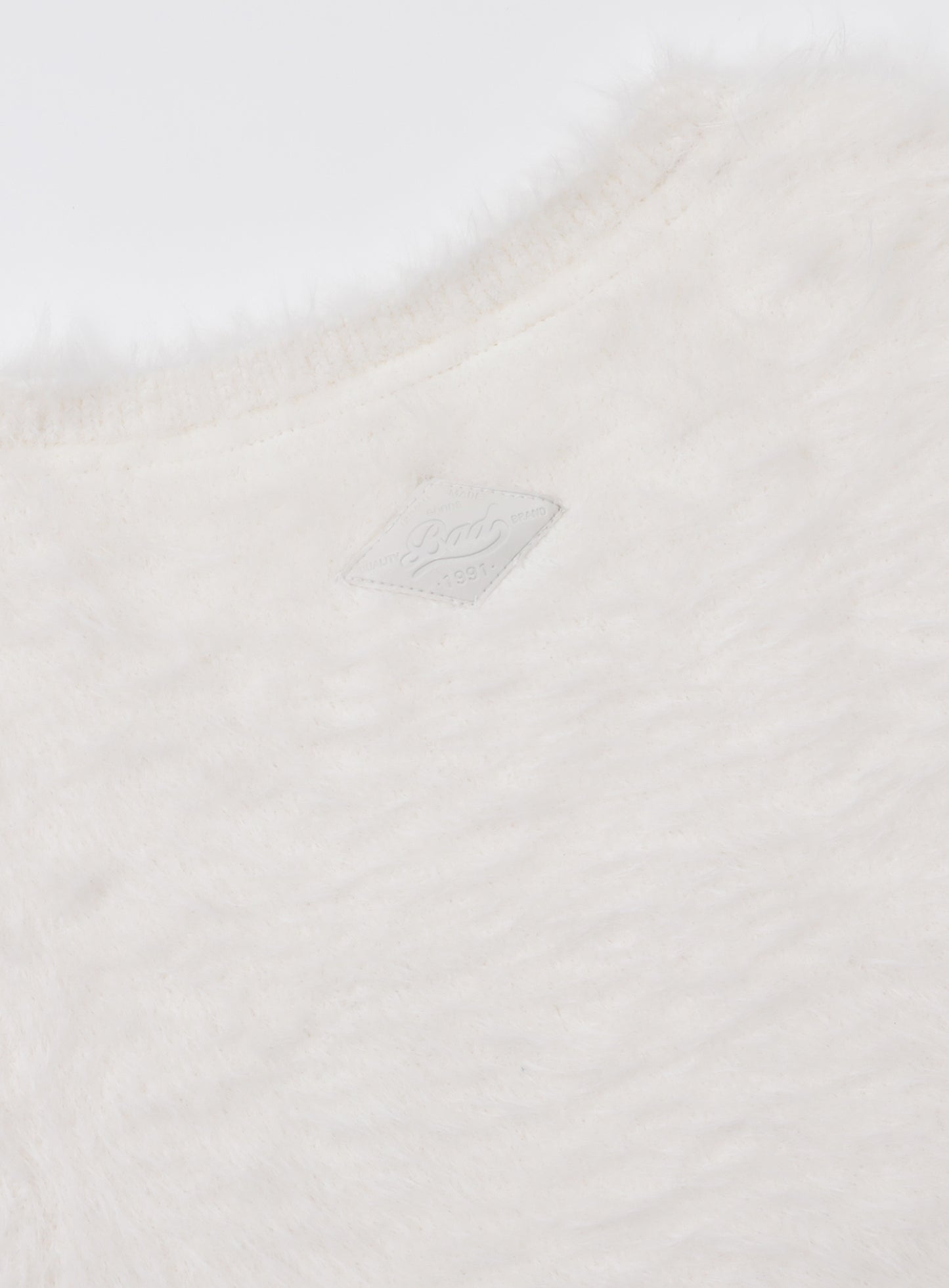 BS Mohair V-neck Cardigan - Cream