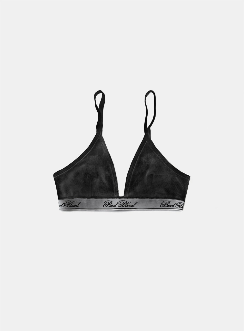 Classic Logo Triangle Bra - Dusty Black
