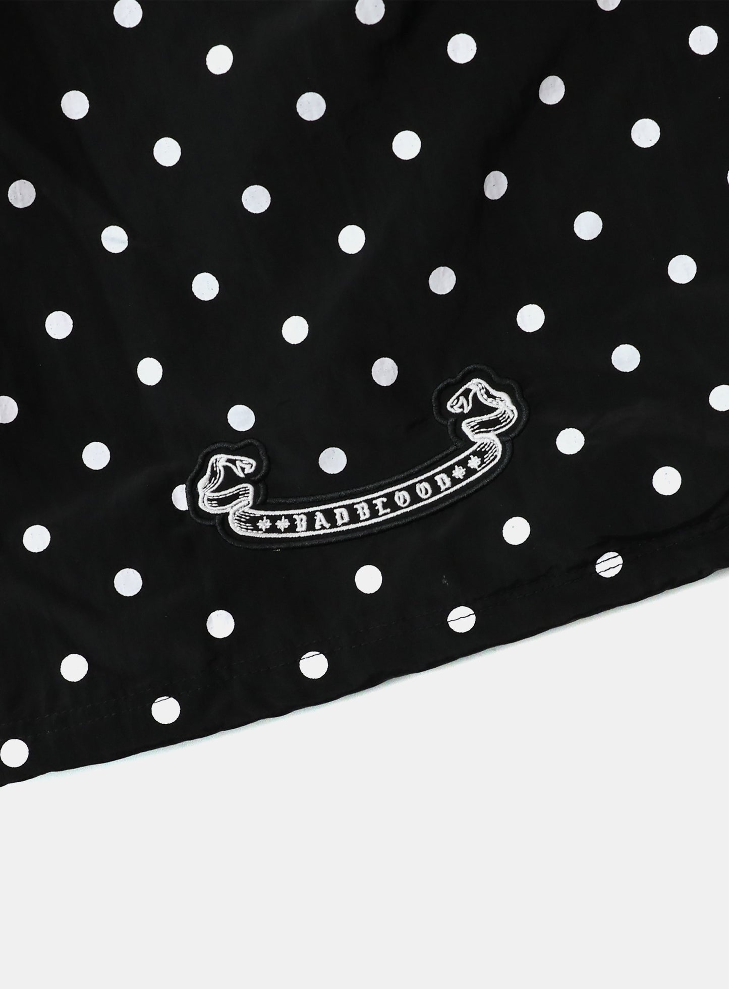 Mystic Billy Nylon Bermuda Pants - Black Dot