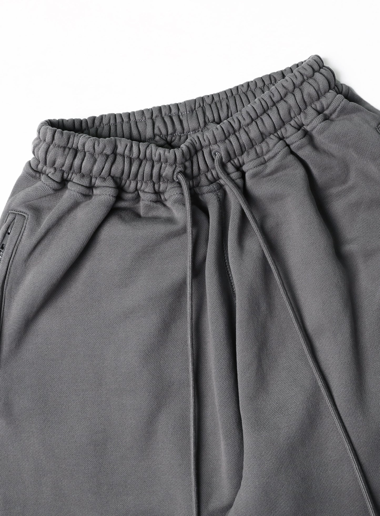 Old Effect Super Wide Trousers - Sleet Gray