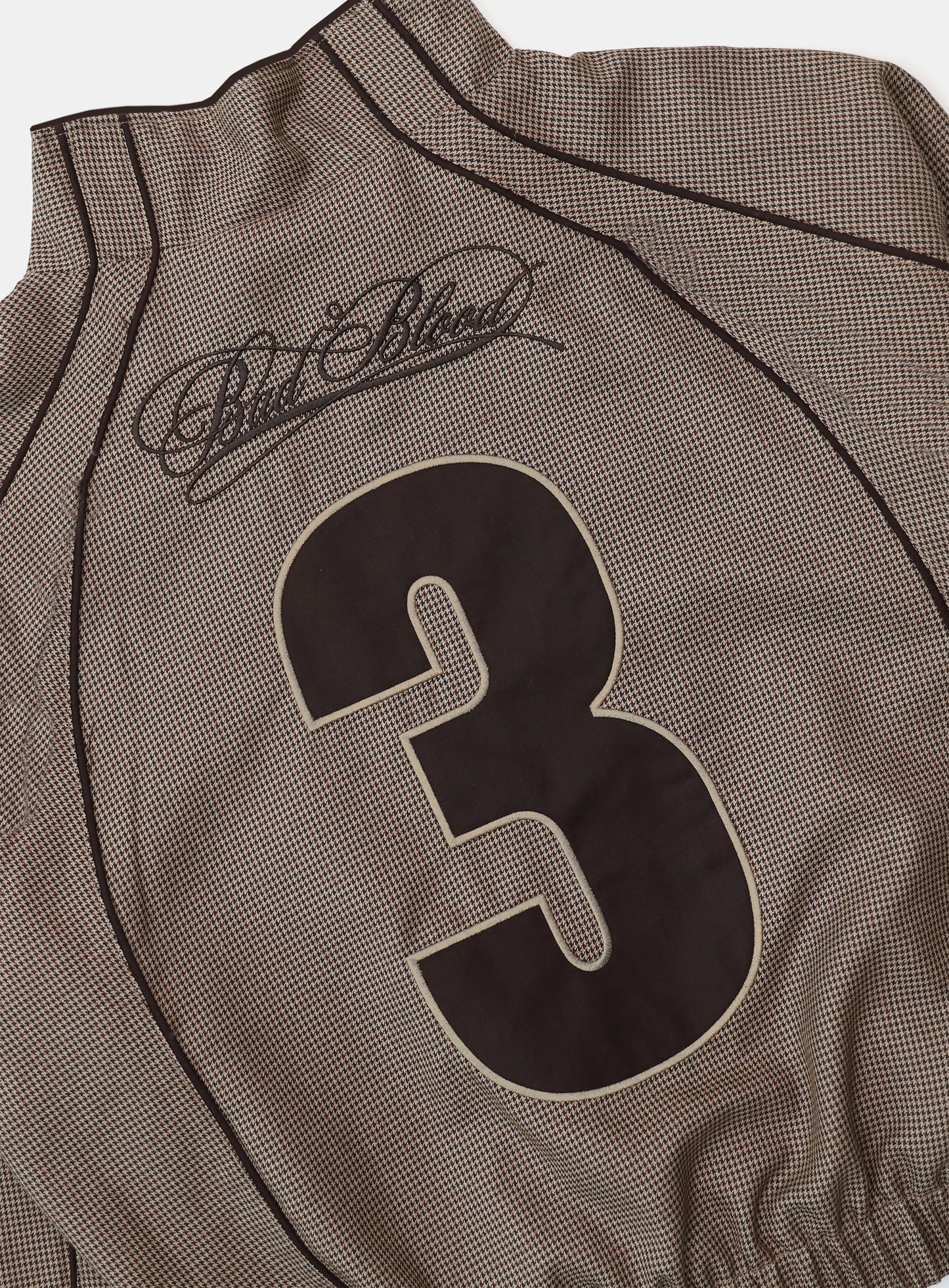 Royal Classic Hound's-tooth Track Zip-Up - Brown