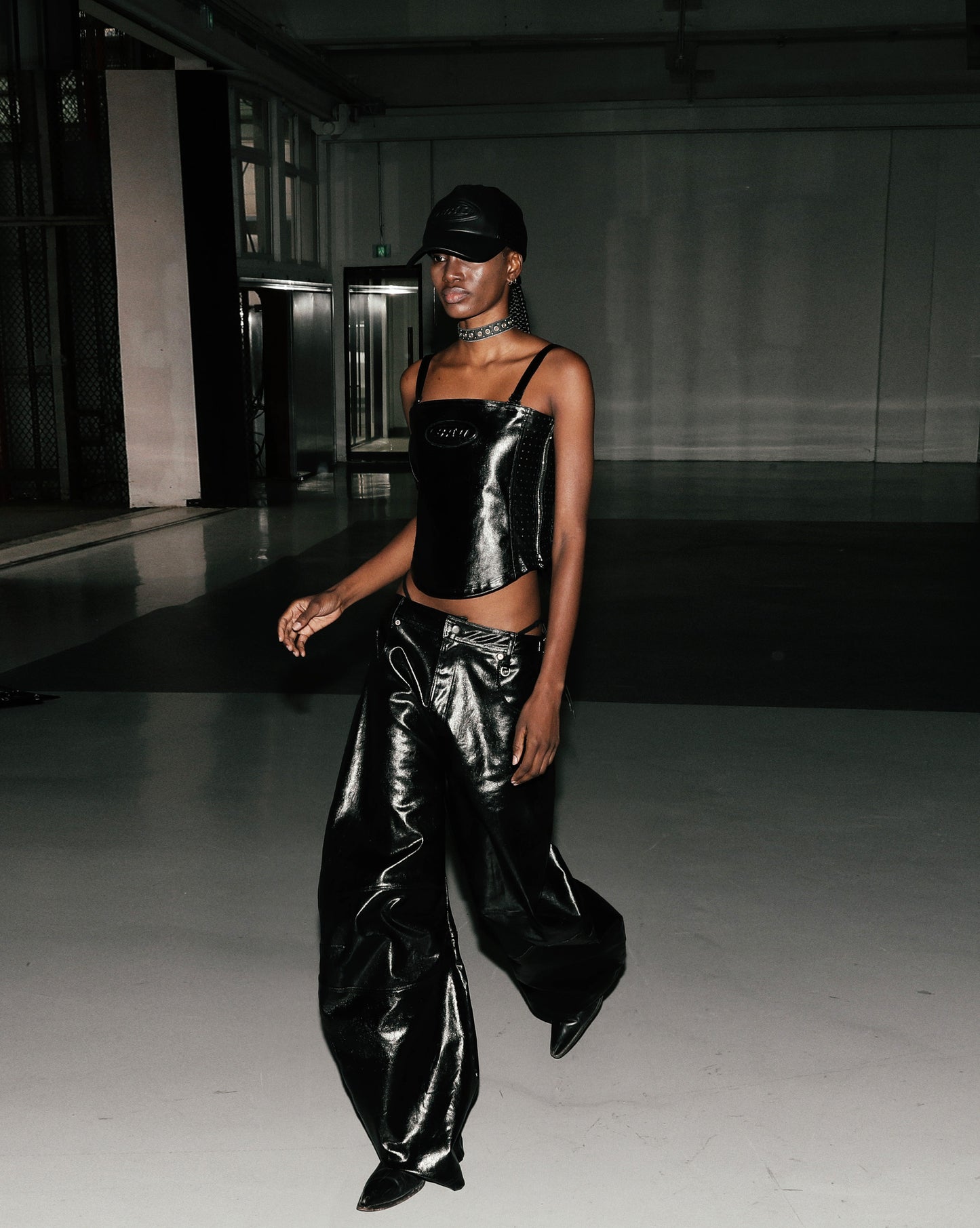 Squad Convex Pants - Coated Black