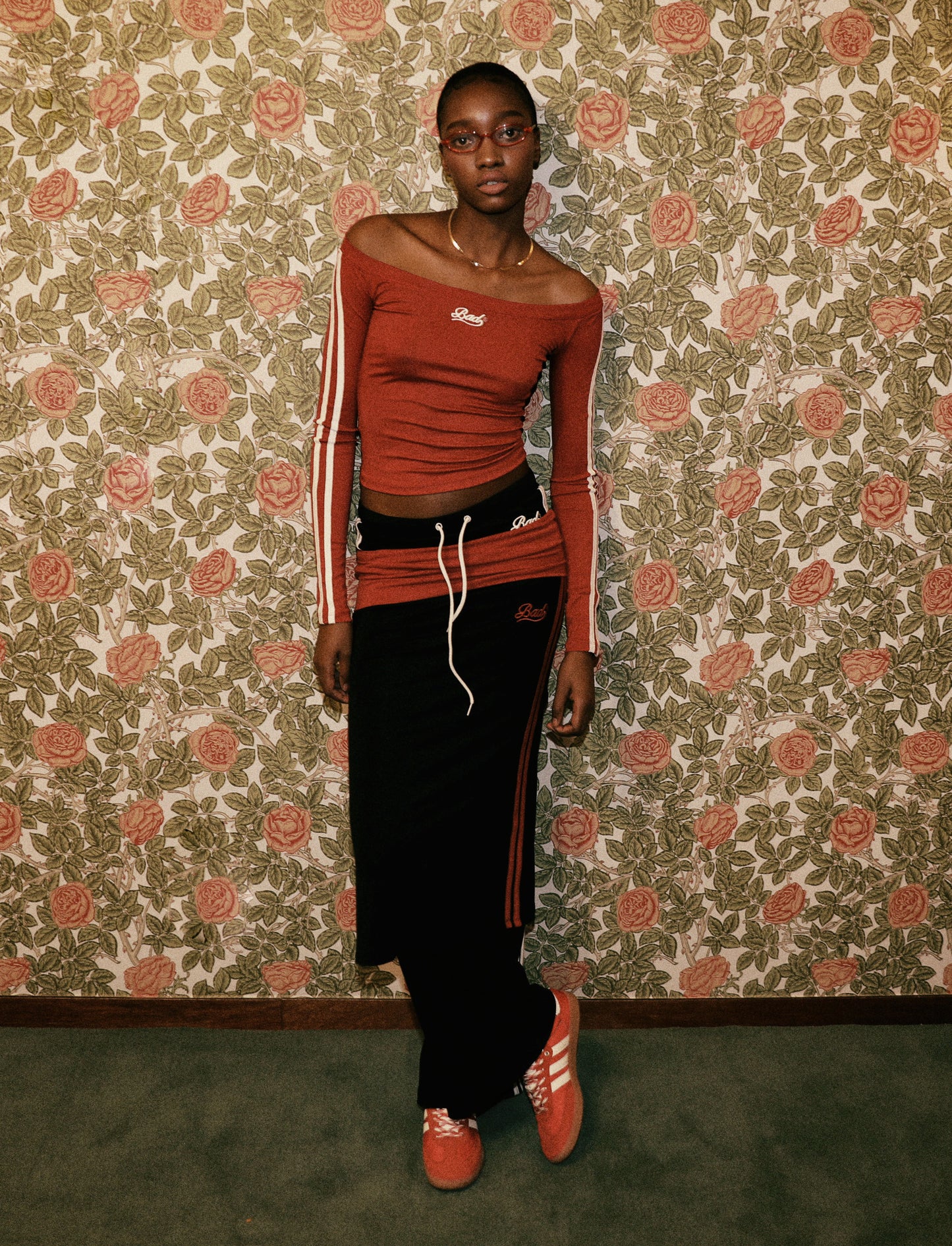 Barbara Off Shoulder Top - Red