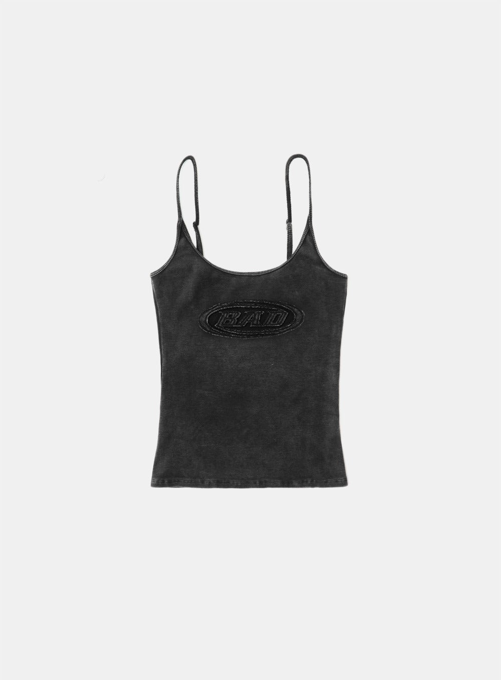Squad Logo String Tank - Black