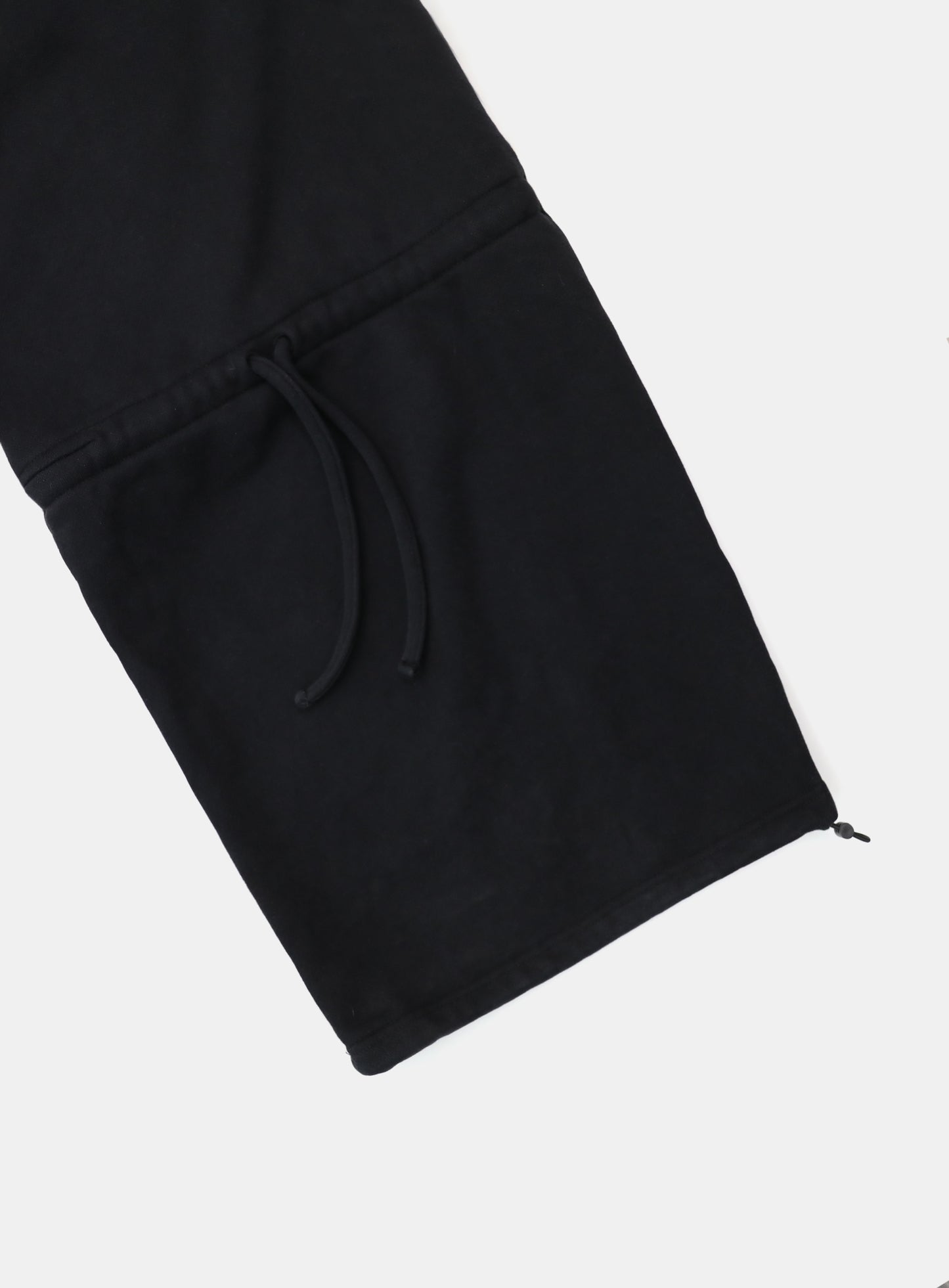 Lion Patch 2 Way Curved Jogger - Washed Black