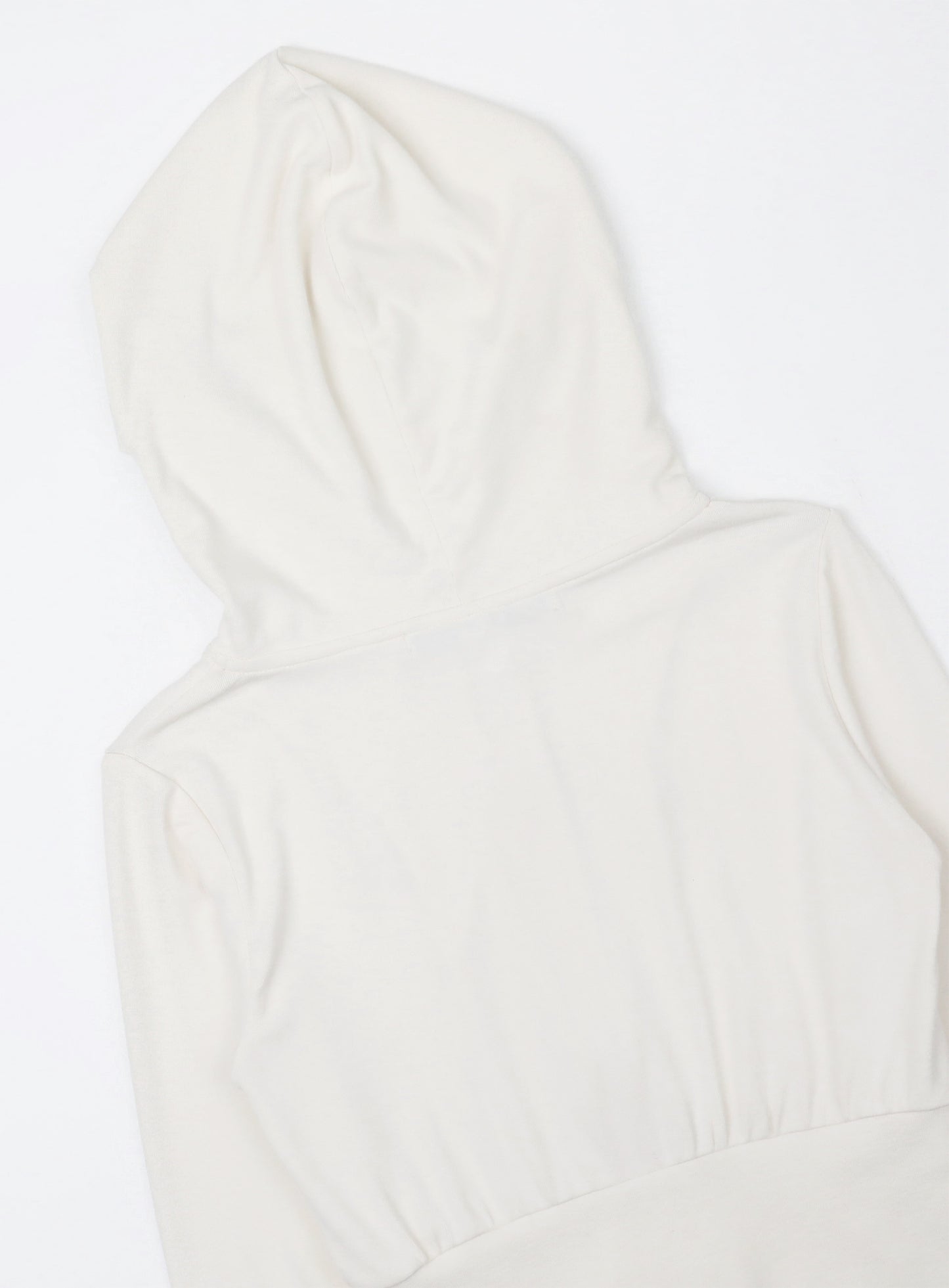 Beyond Soft Hood Zip-Up Slim Fit - Cream
