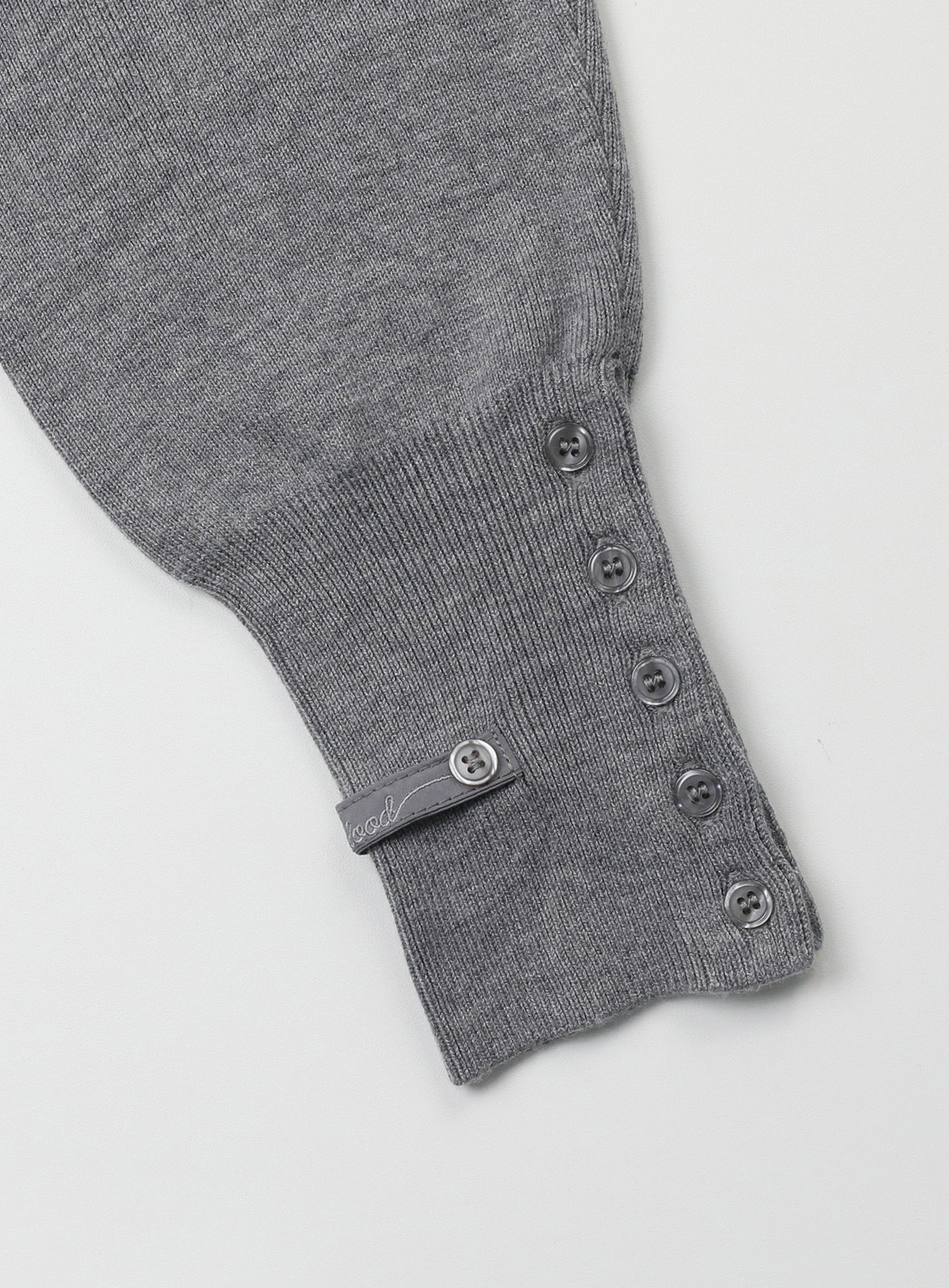 The Pure V-neck Cardigan – Gray