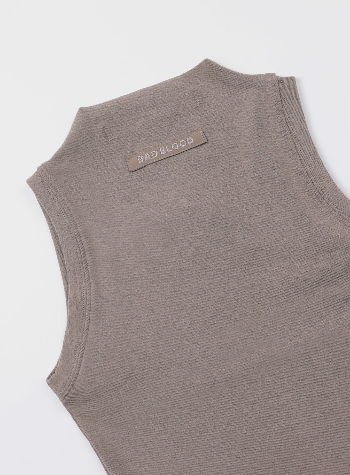 Beyond Soft Mockneck Tank - Tobacco