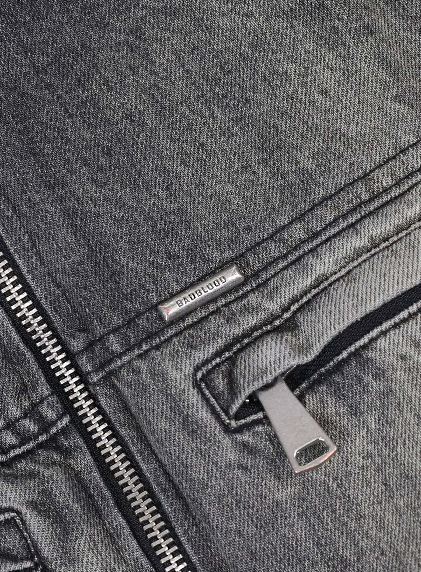 Scard Racer Jacket - Washed Black