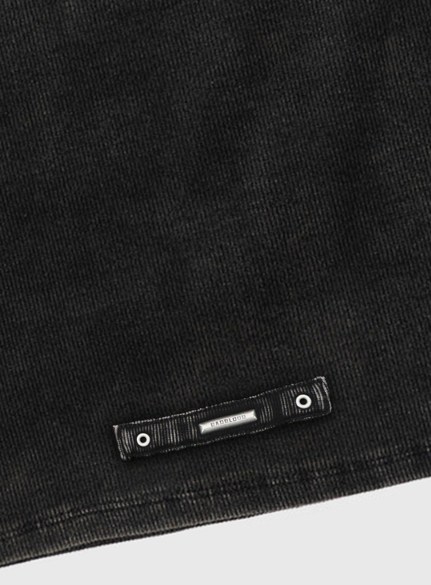 Squad Logo Henley Neck Long Sleeve - Black