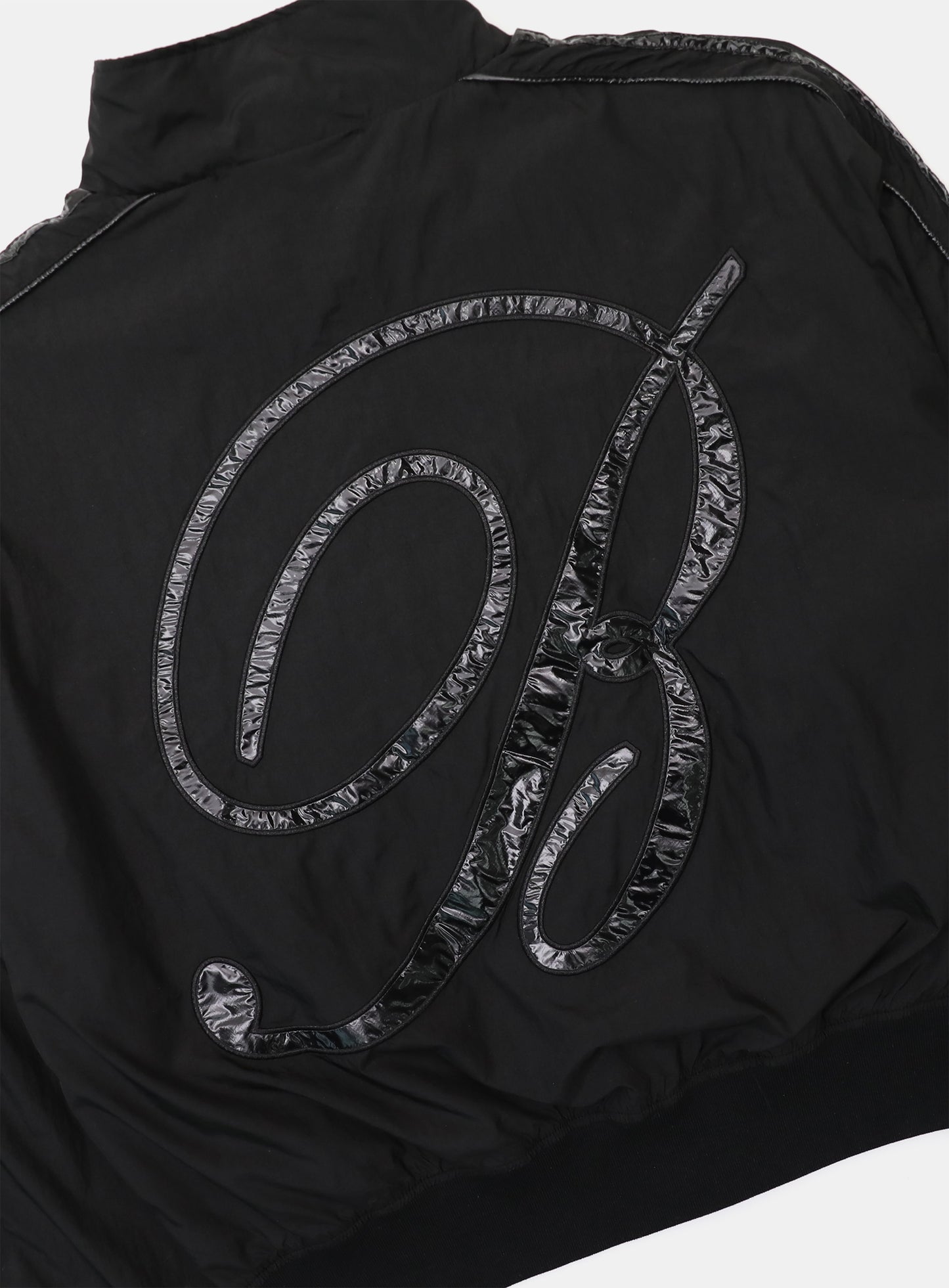 Dark Billy Nylon Track Jacket - Black