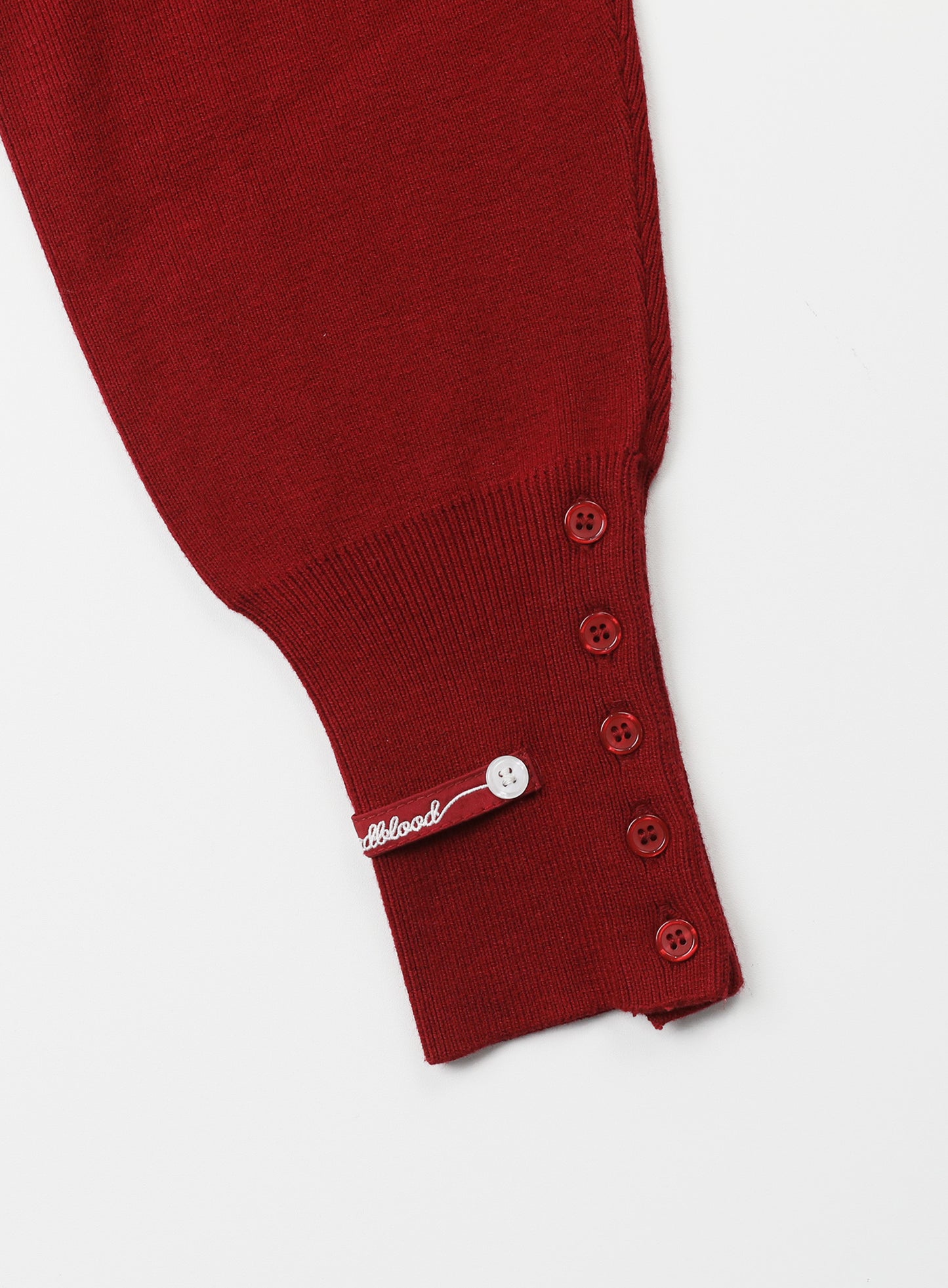 The Pure V-neck Cardigan – Red