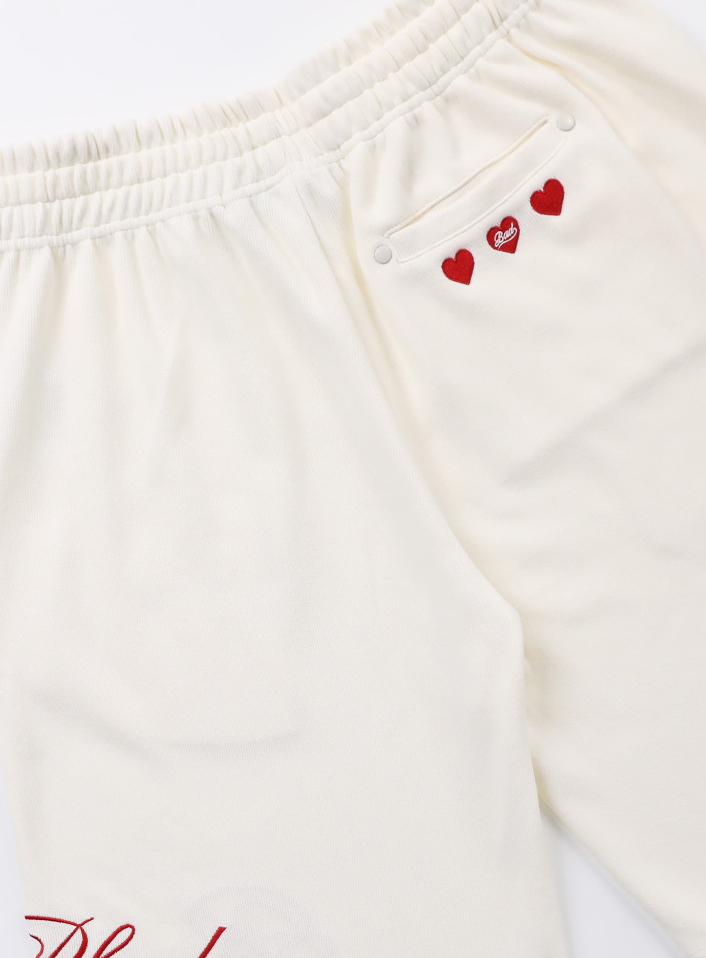 Classic Logo Bermuda Pants - Cream White