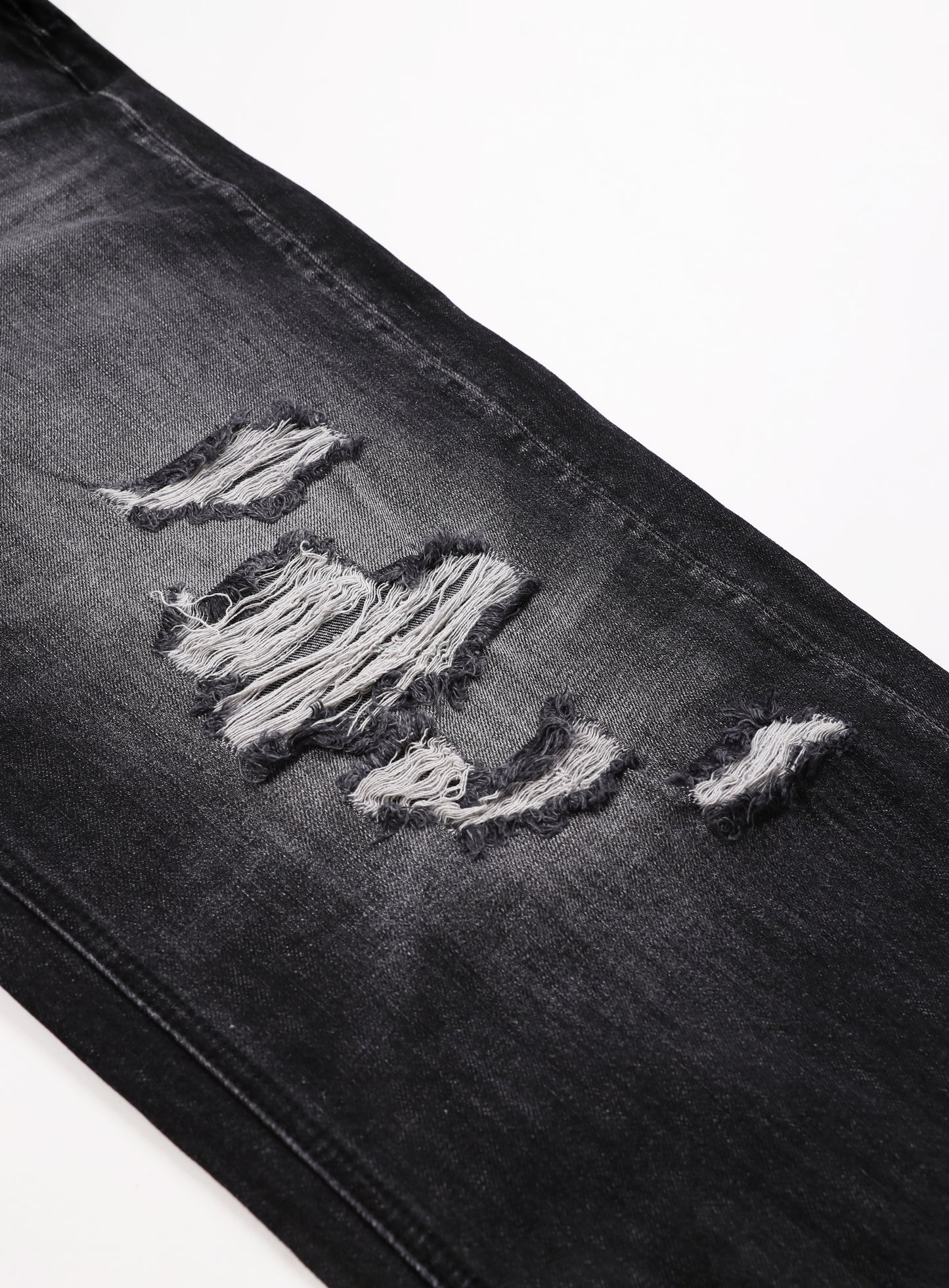 0097 Daddy Baggy Jean - Black Fallout