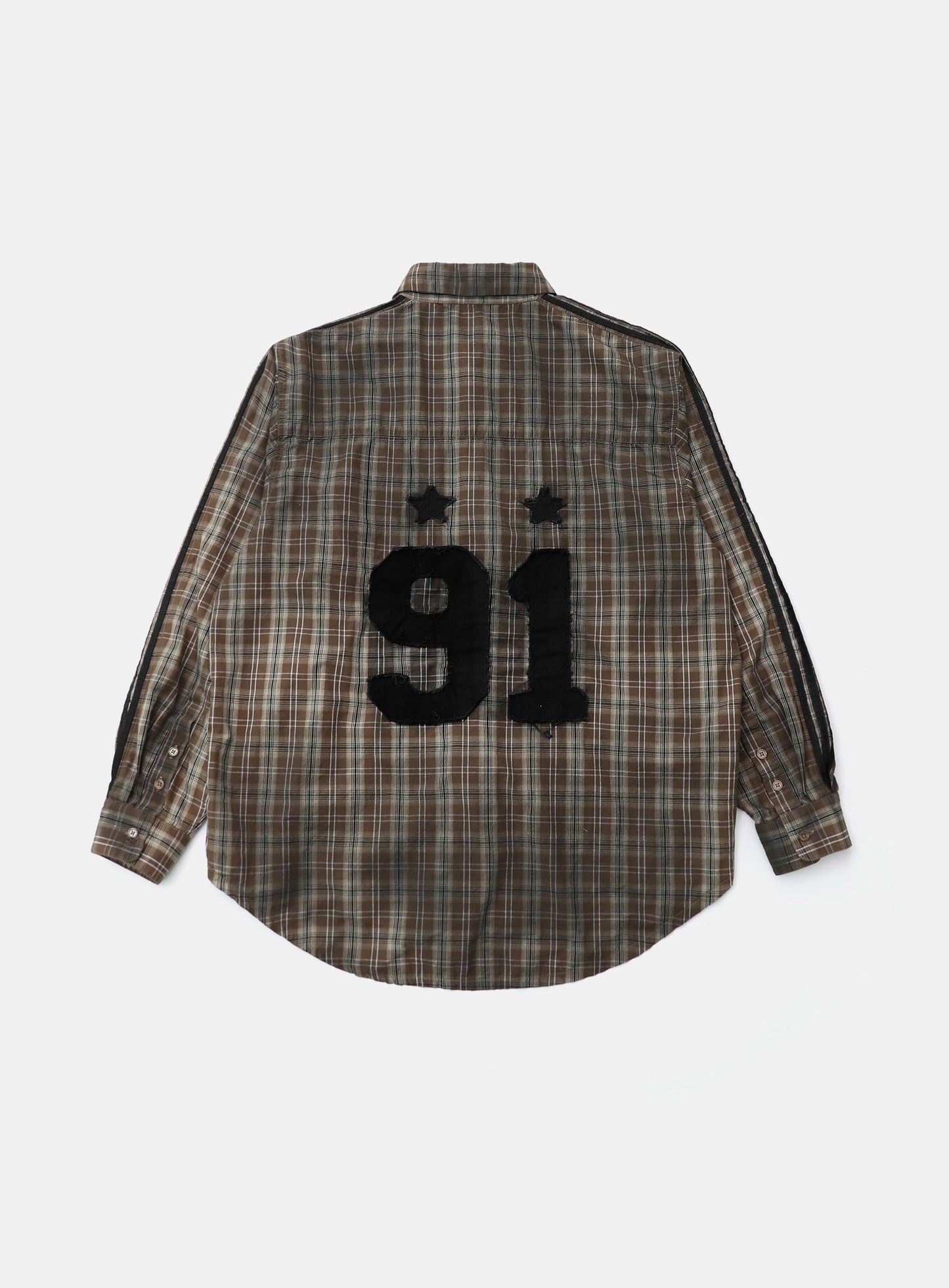 Vintage Billy Check Shirt Large Fit - Brown