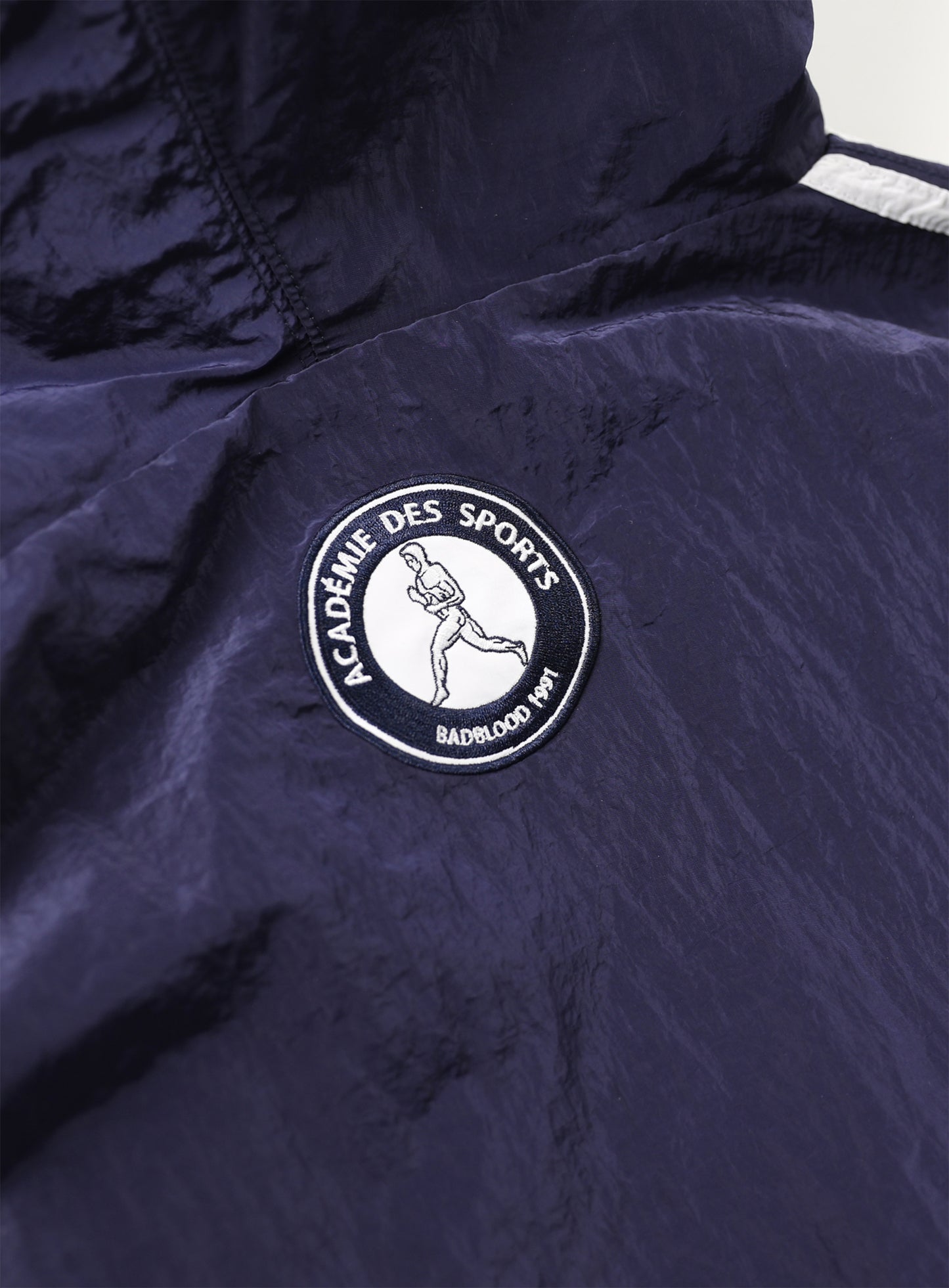 ADS Vintage Hooded Track Jacket - Navy