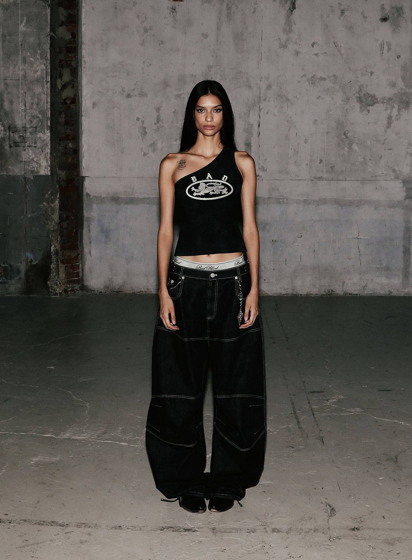 Squad Convex Pants - Denim Black