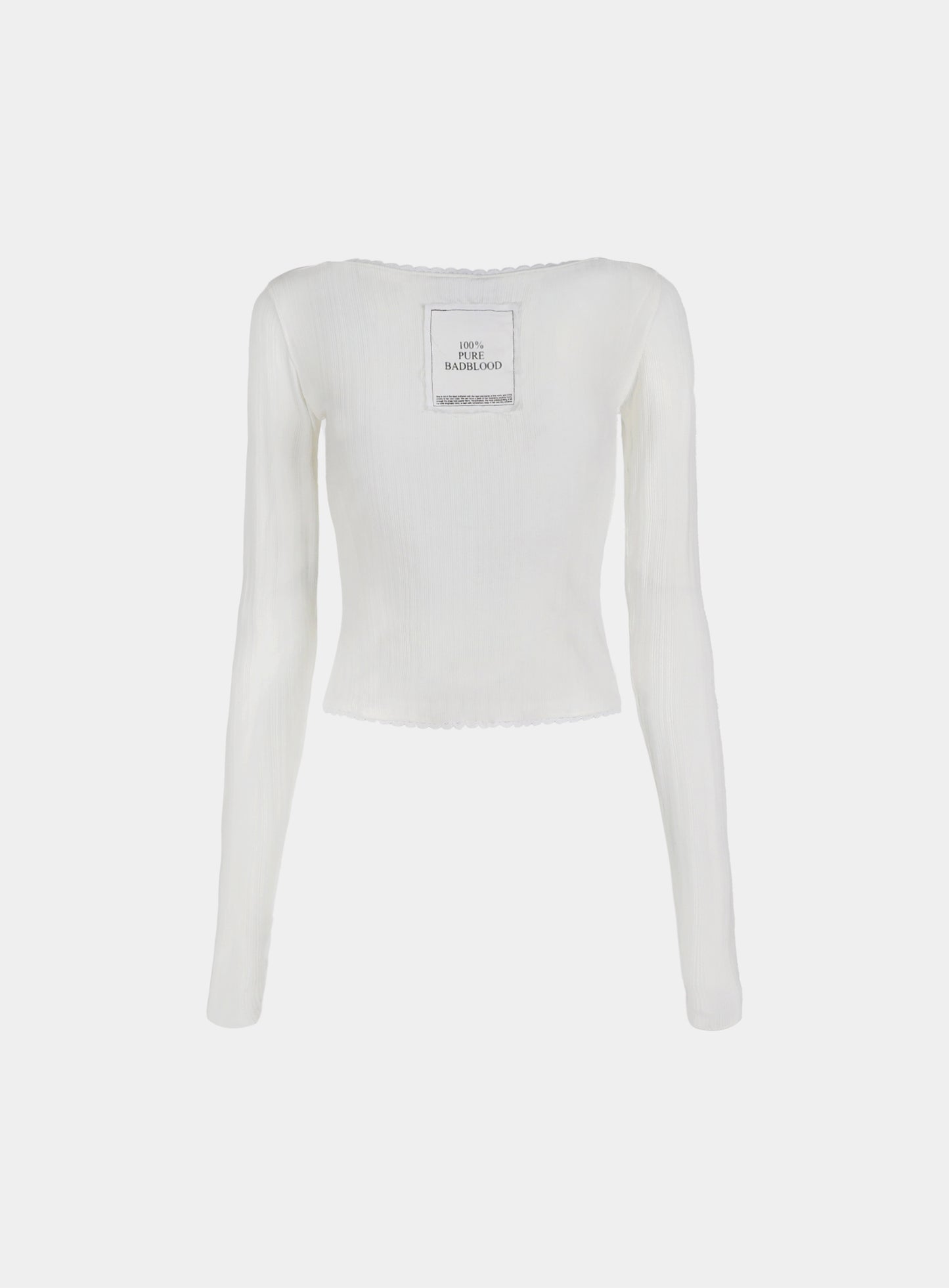 Don't Be Scared Cardigan - White