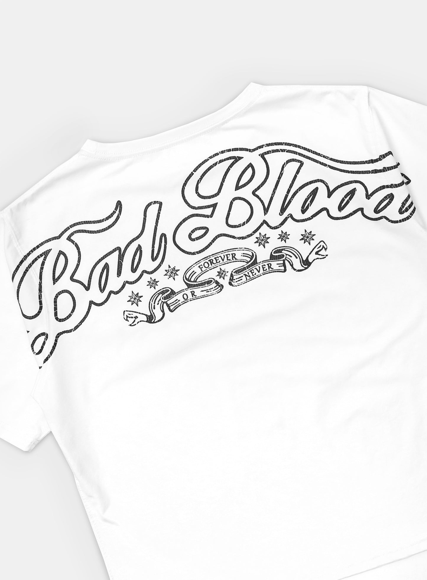 Mystic 1/2 Print T-Shirt Slim Fit - White