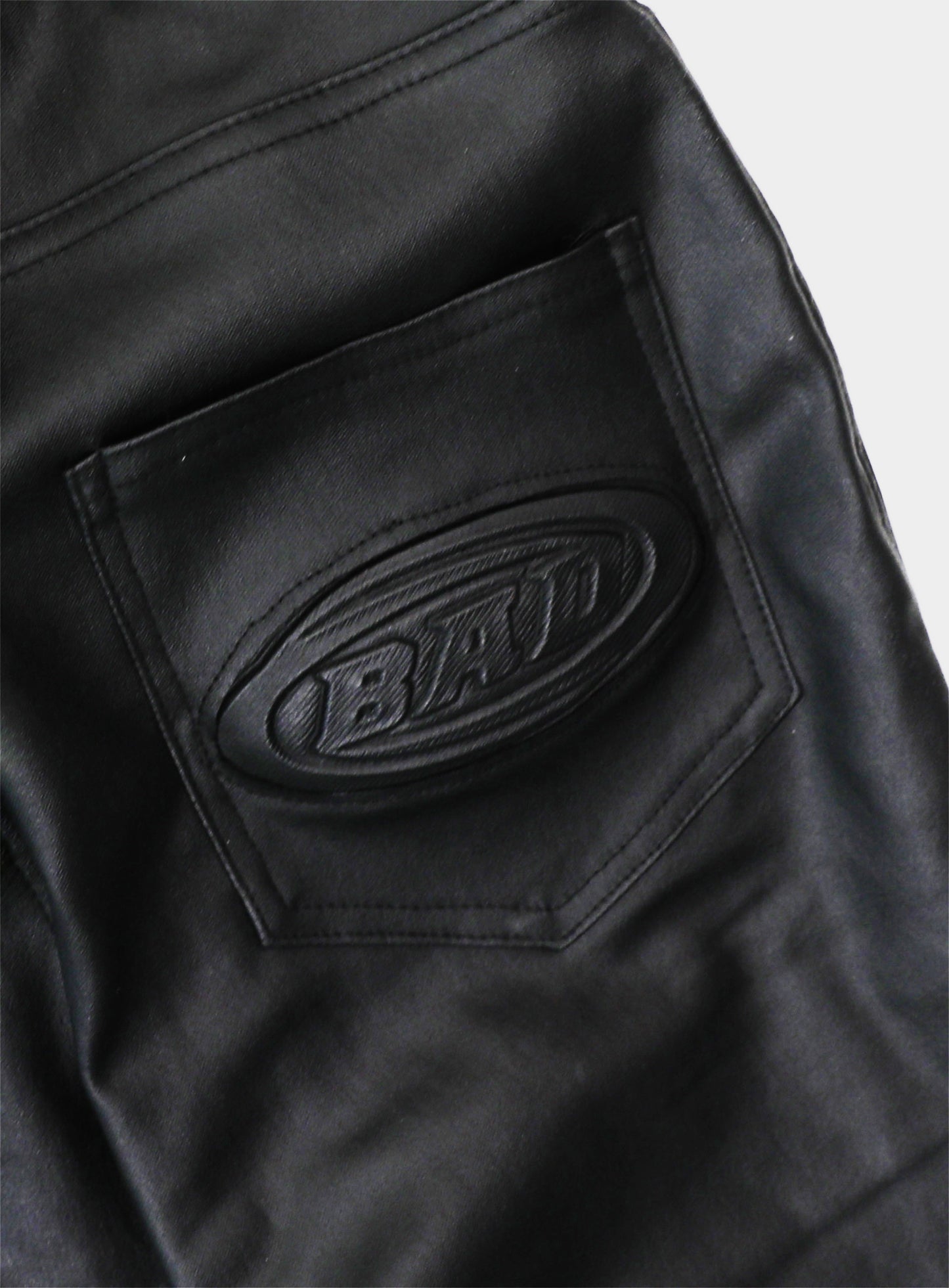 Squad Low Rise Bootcut Pants - Coated Black