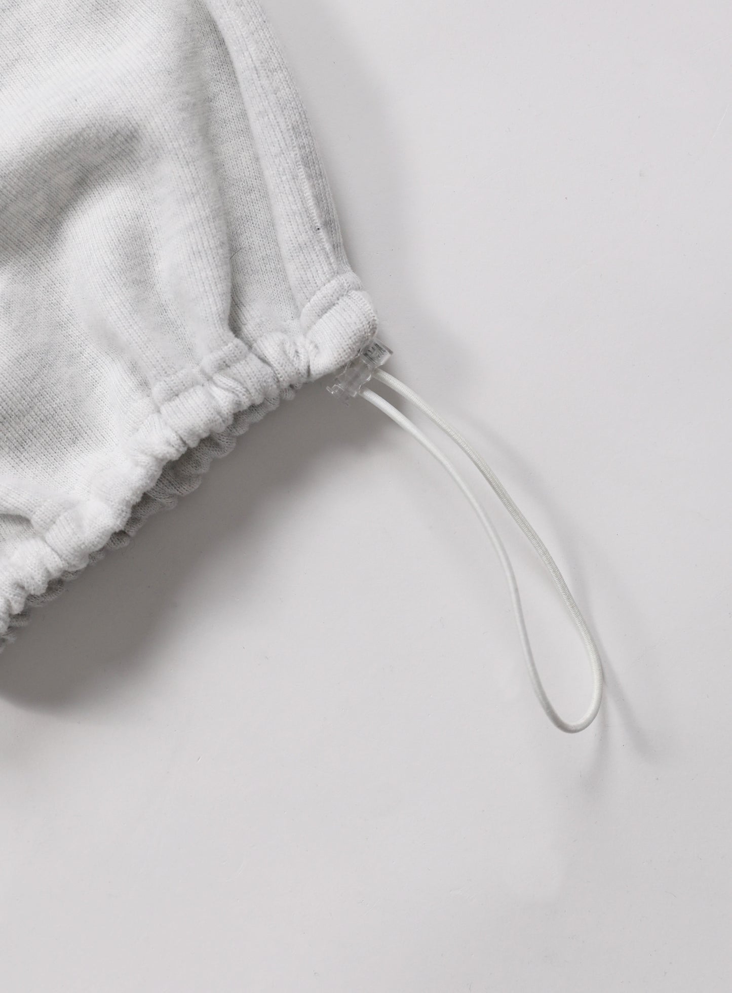 Pure Lace Trim Jogger - Ash Gray