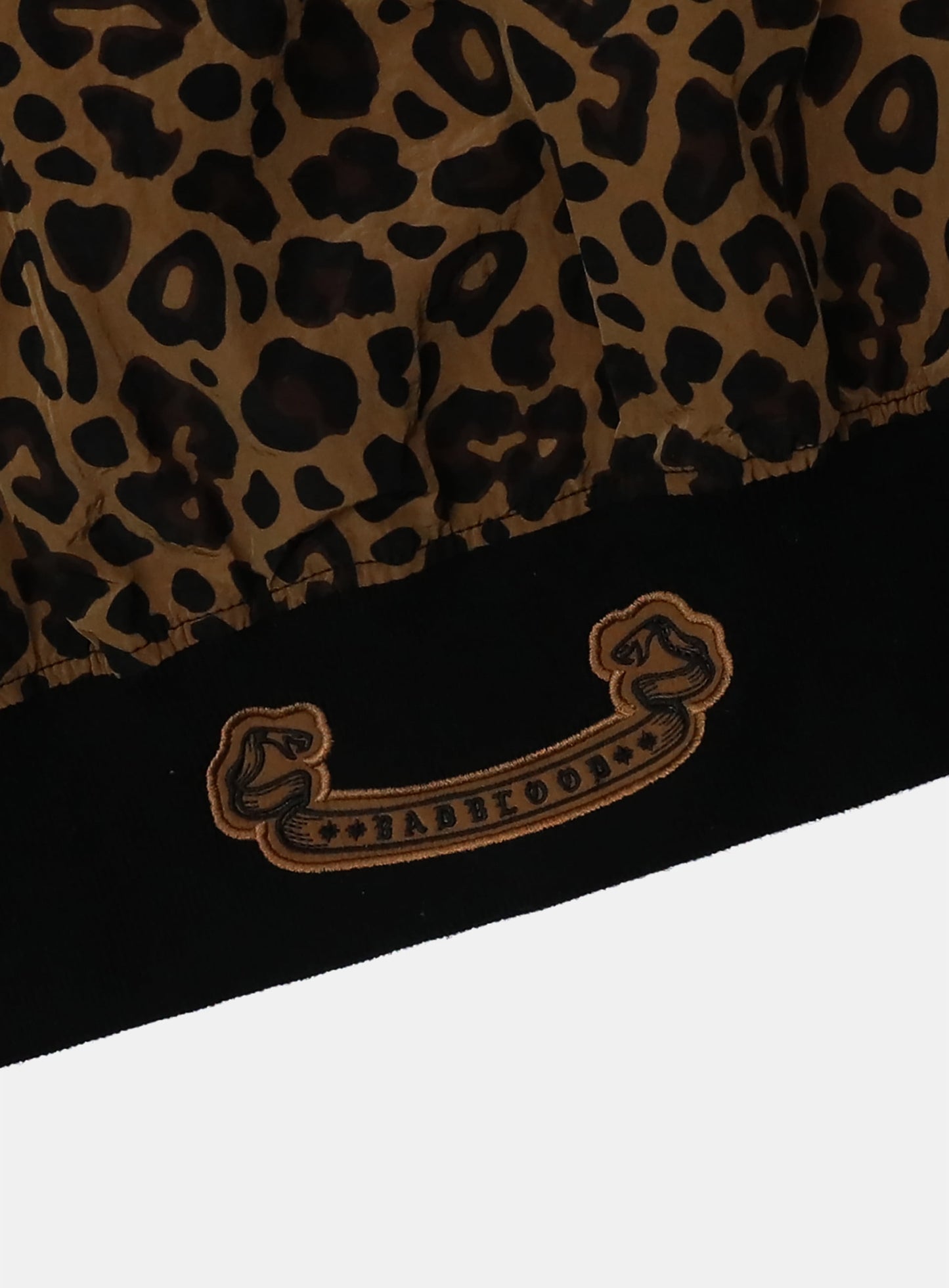 Mystic Billy Nylon Track Jacket - Brown Leopard