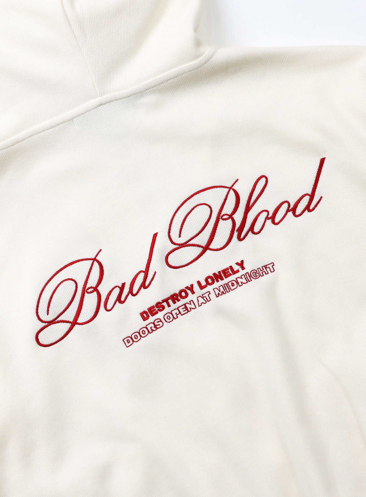 Classic Logo Hooded Zip-Up - Cream