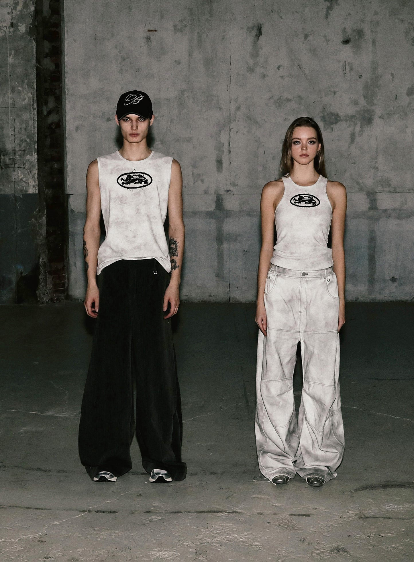 Squad Convex Pants - Denim White