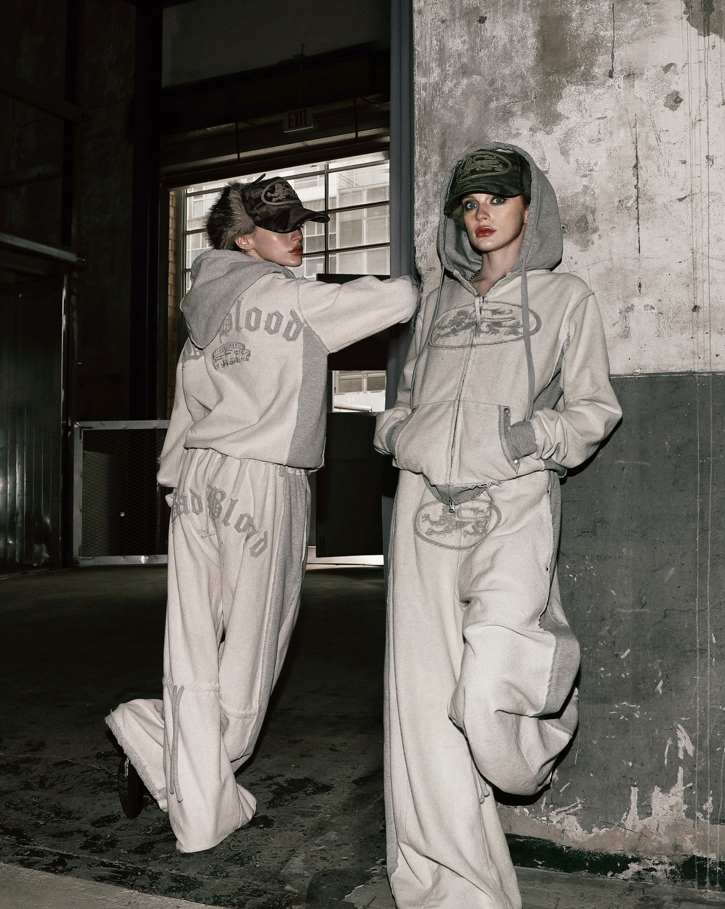 Mystic Capsule 2-Way Curved Jogger Trousers - Inside-Out Gray