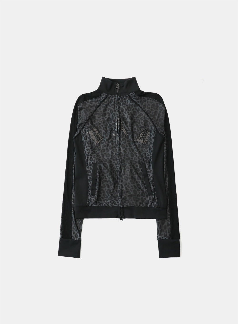 Mystic Track Zip-Up - Black Leopard