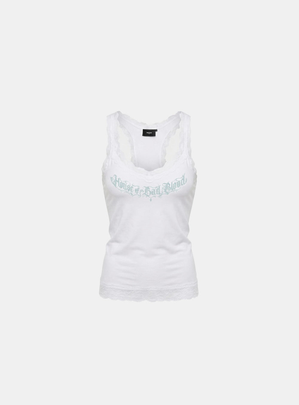 [w-tnk26-072] H.B.B. Lace Classic Tank - White
