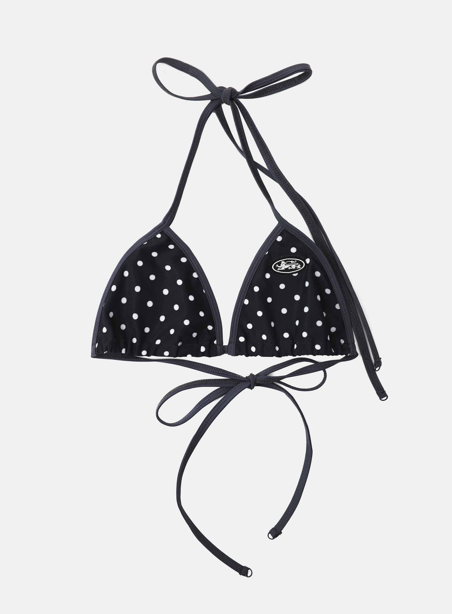 [AQUA] Splash Dot Bikini SET - Navy
