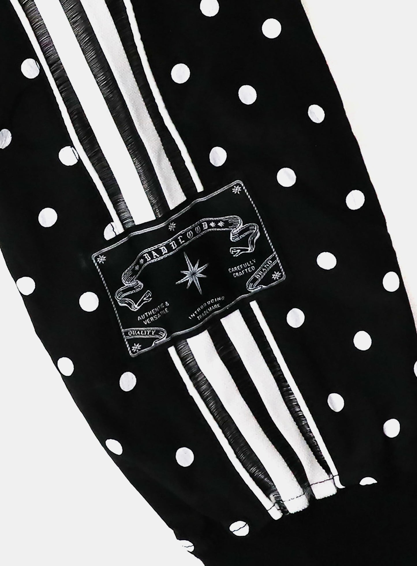 Mystic Billy Nylon Track Jacket - Black Dot