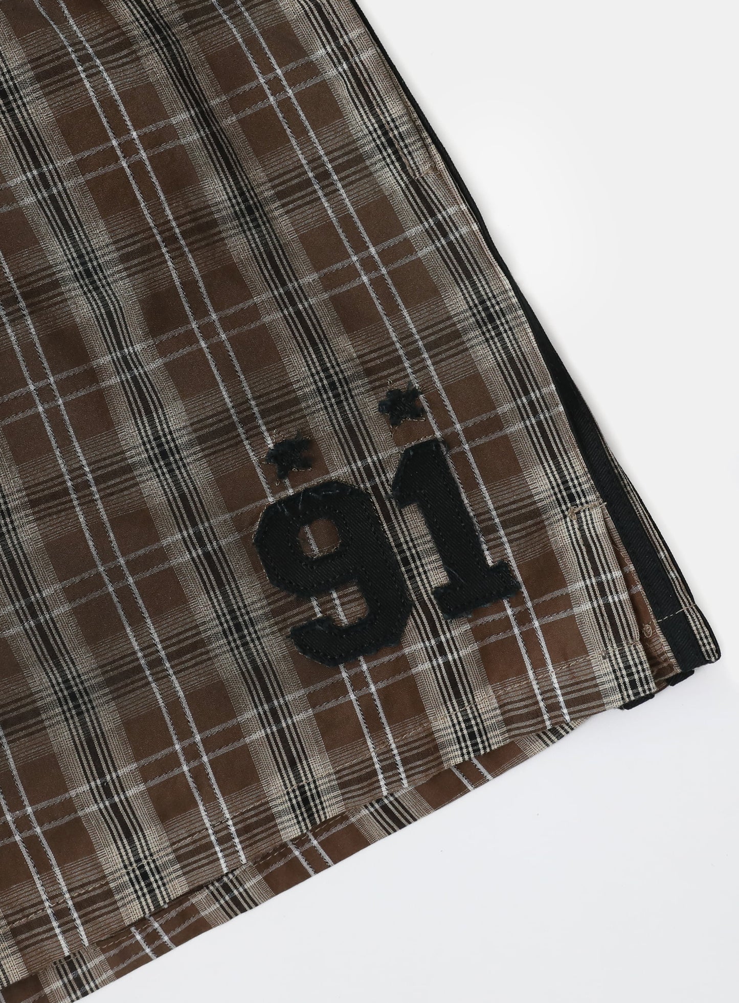 Vintage Billy Check Boxer Shorts - Brown